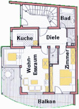 One-Bedroom Apartment with Balcony photo 3