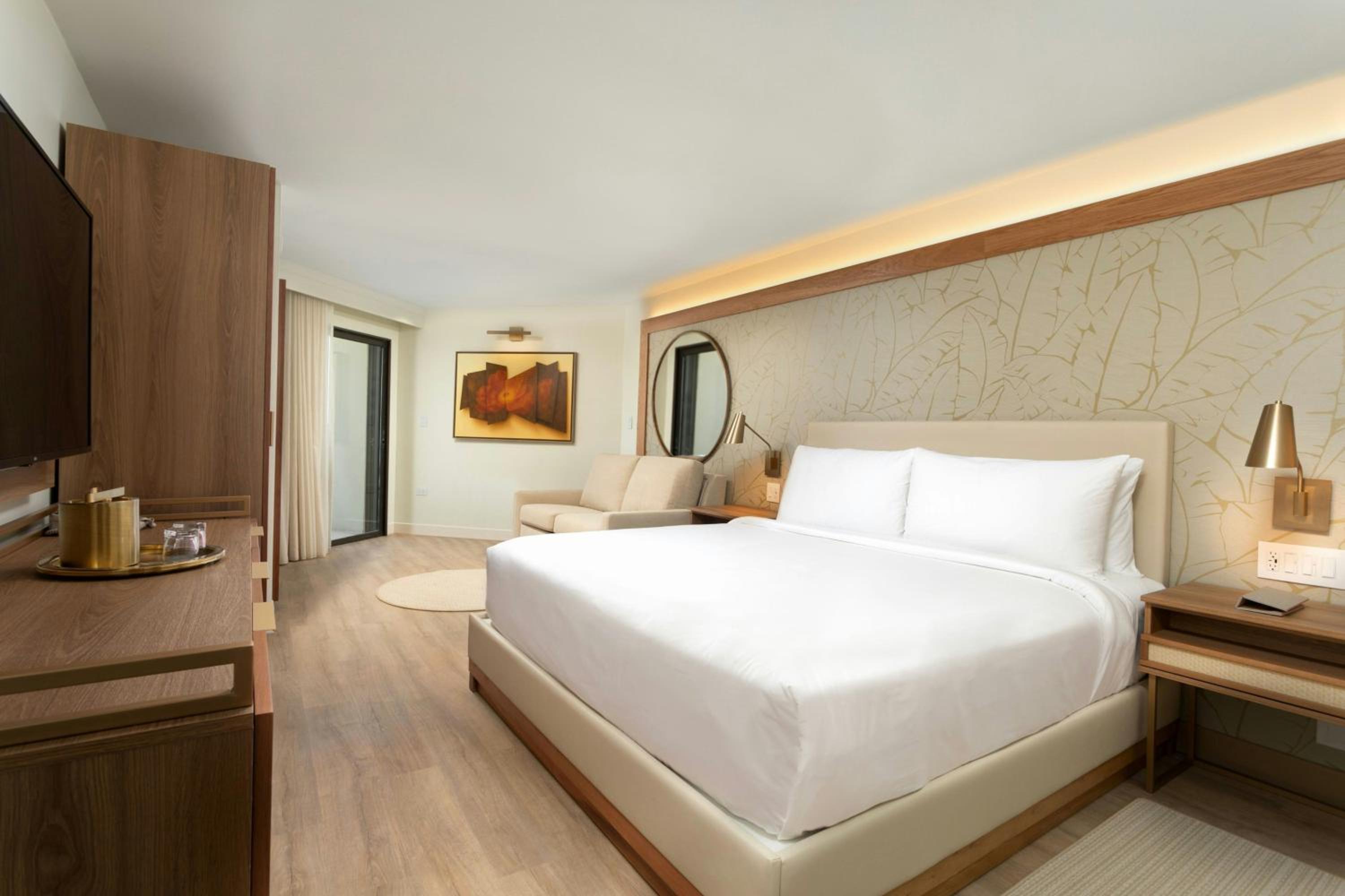King Room with Sofa Bed - Pool View and Ocean View