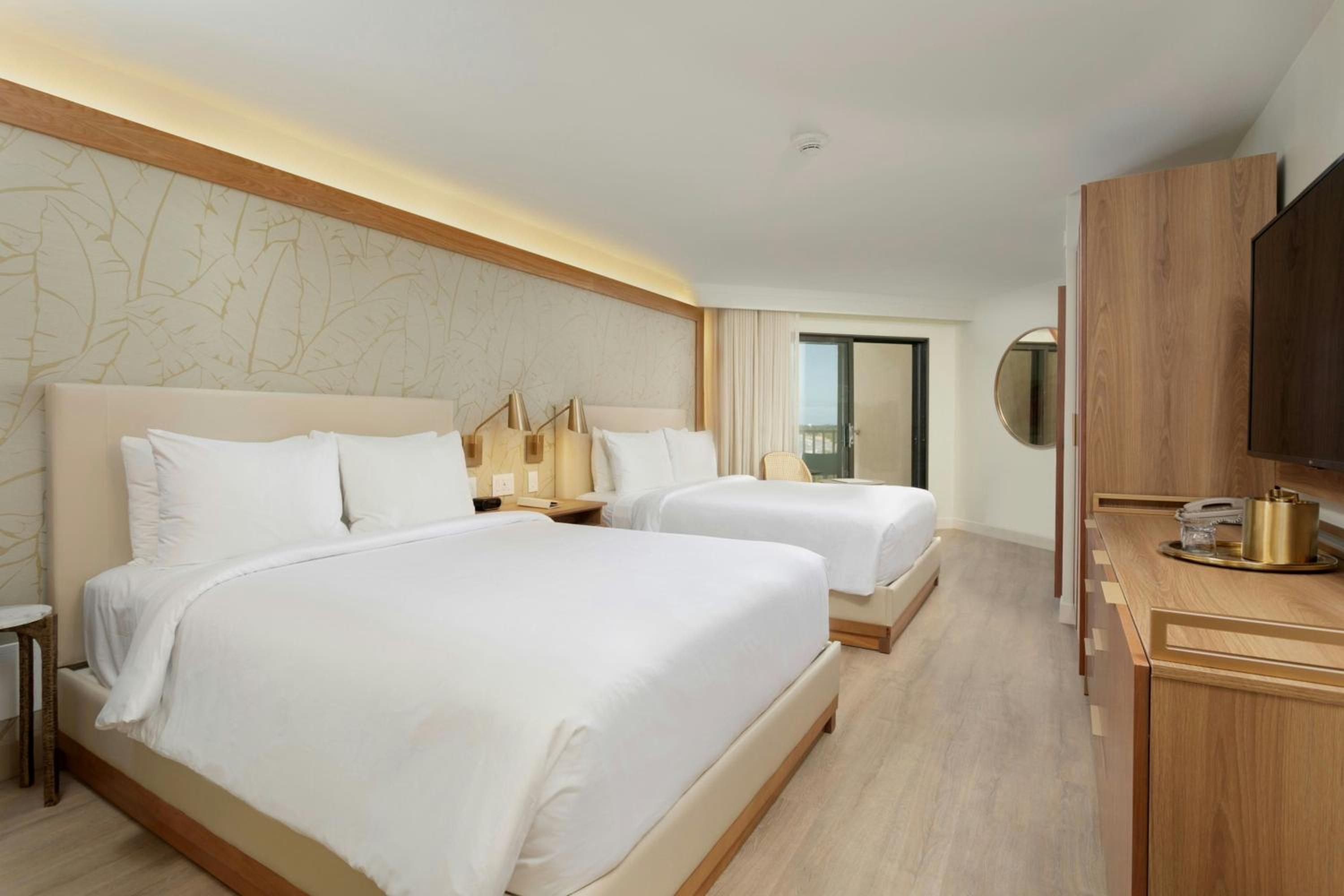 Queen Room with Two Queen Beds and Partial Ocean View - Hearing Accessible