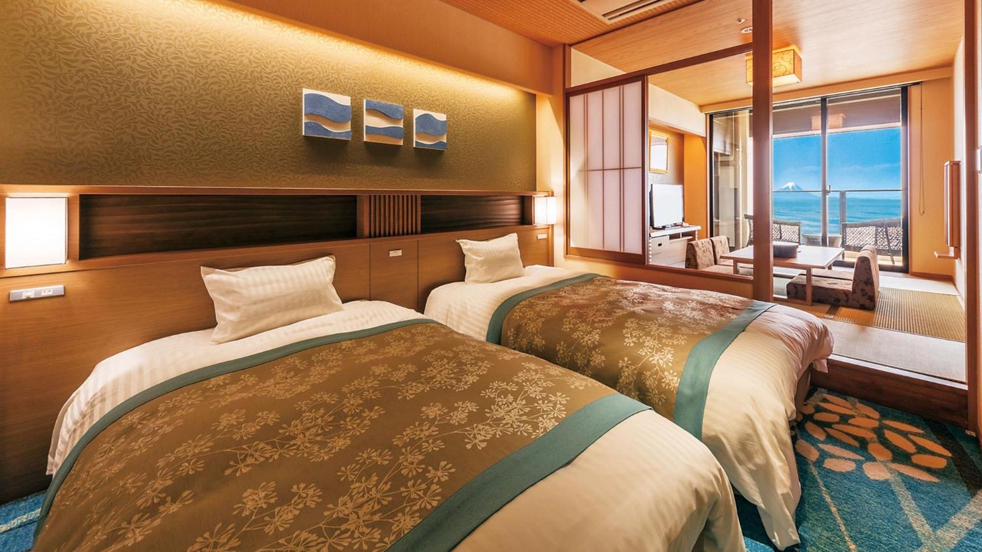 Twin Room With Tatami Area And Ocean View photo 1