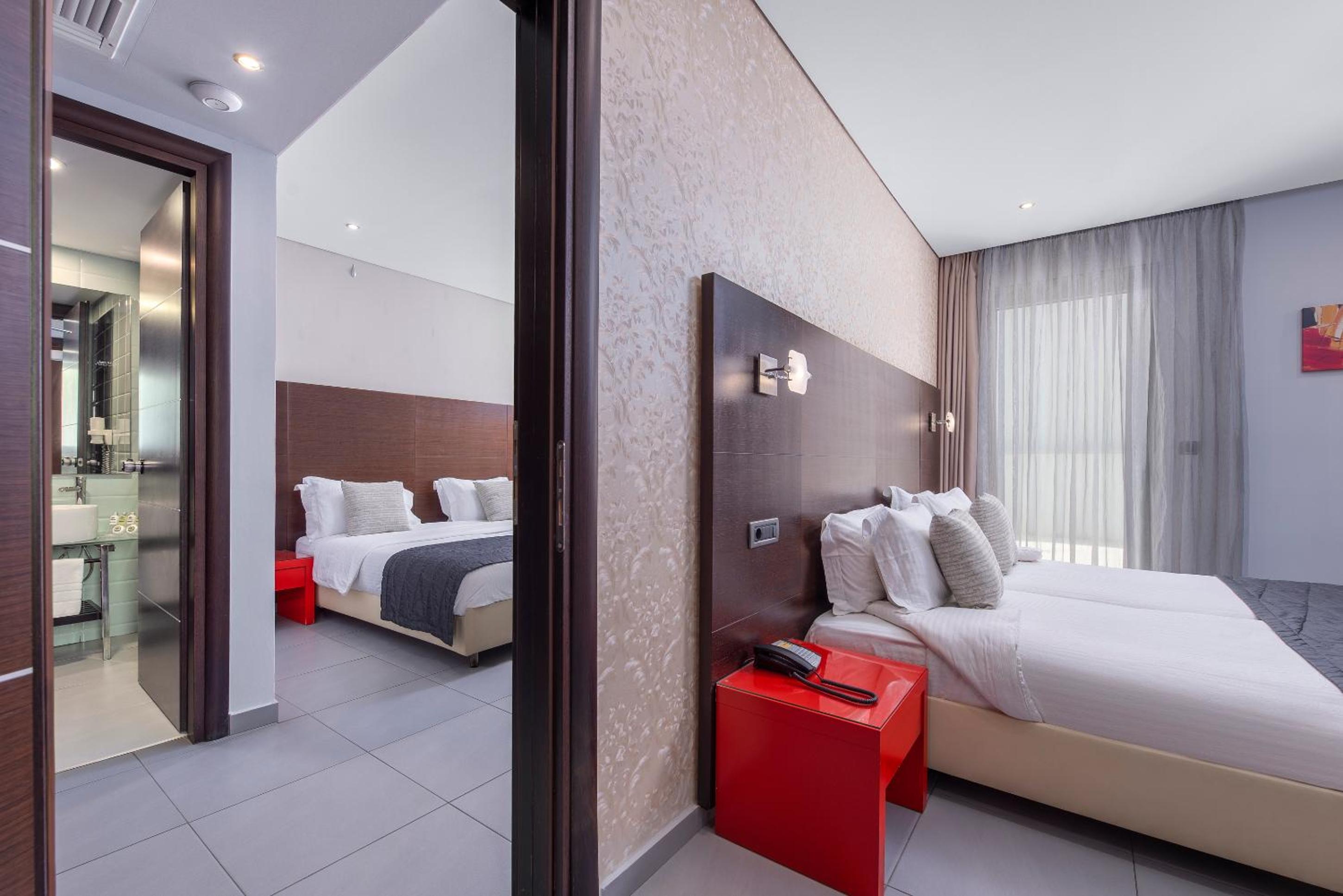 Two Connecting Double Rooms