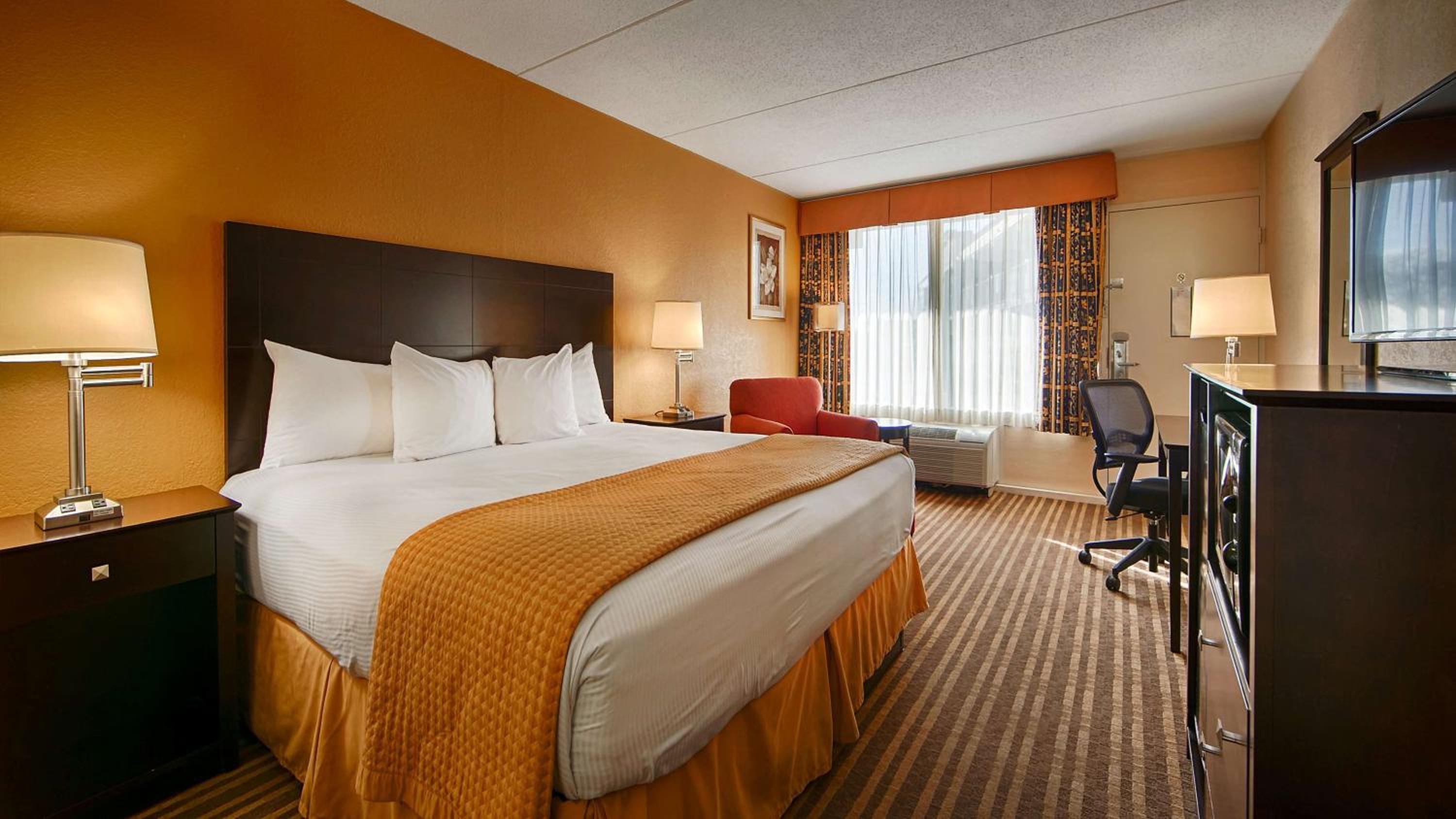 King Room with Roll-In Shower - Pet Friendly/Disability Accessible photo 1
