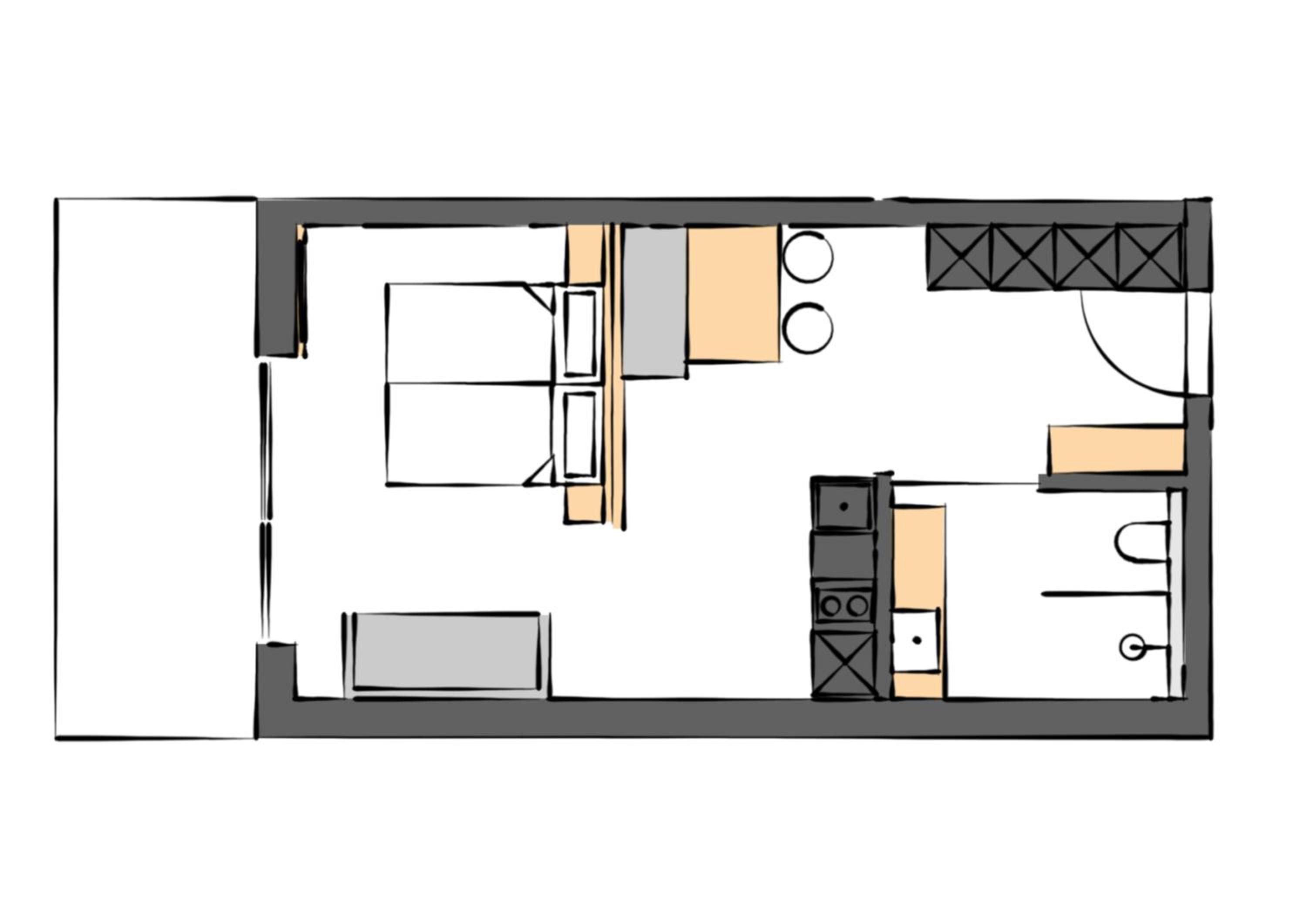 Studio with Balcony - Photo 15