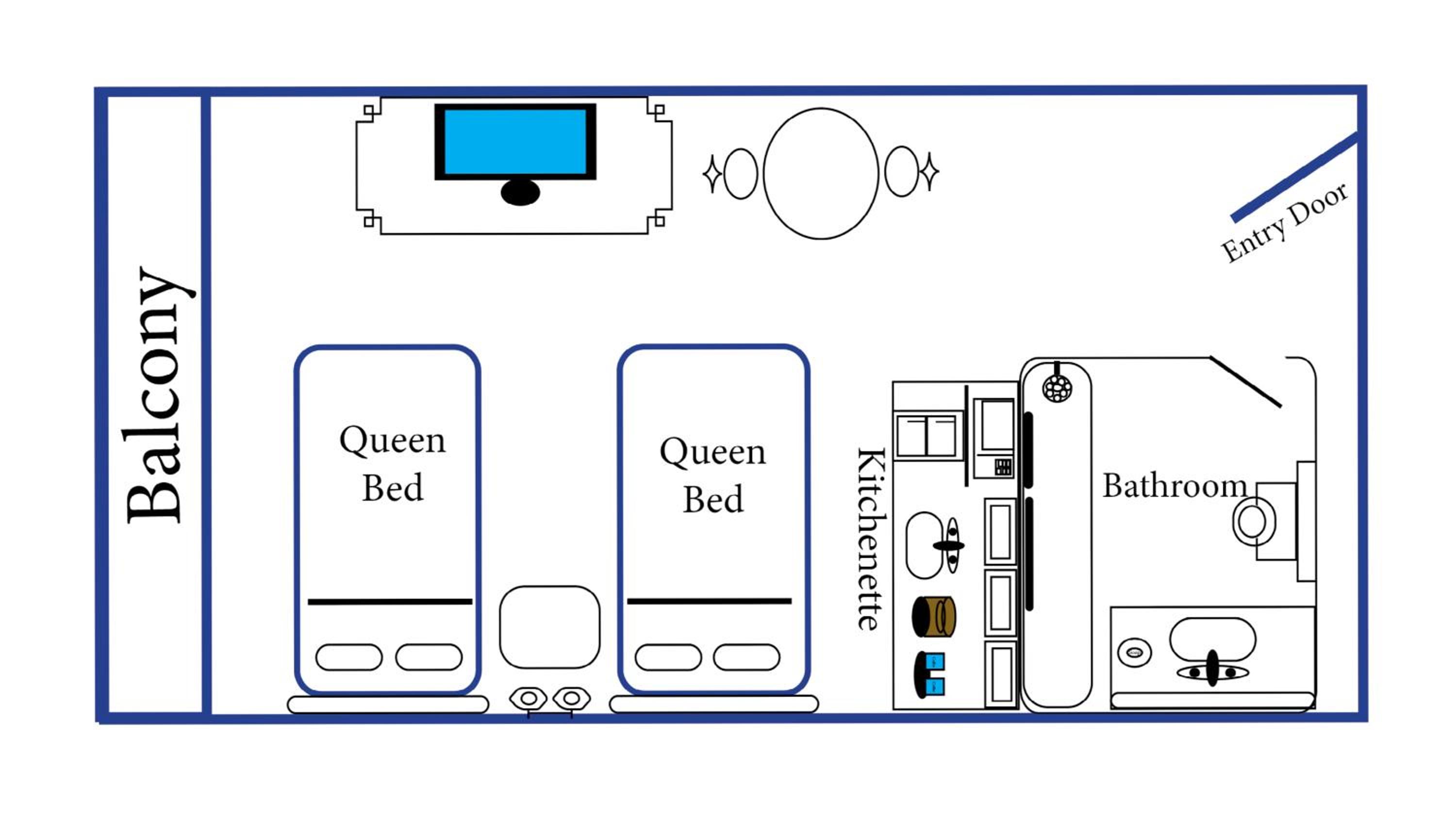 Queen Room with Two Queen Beds - Ocean Front-No Pets Allowed - Photo 11