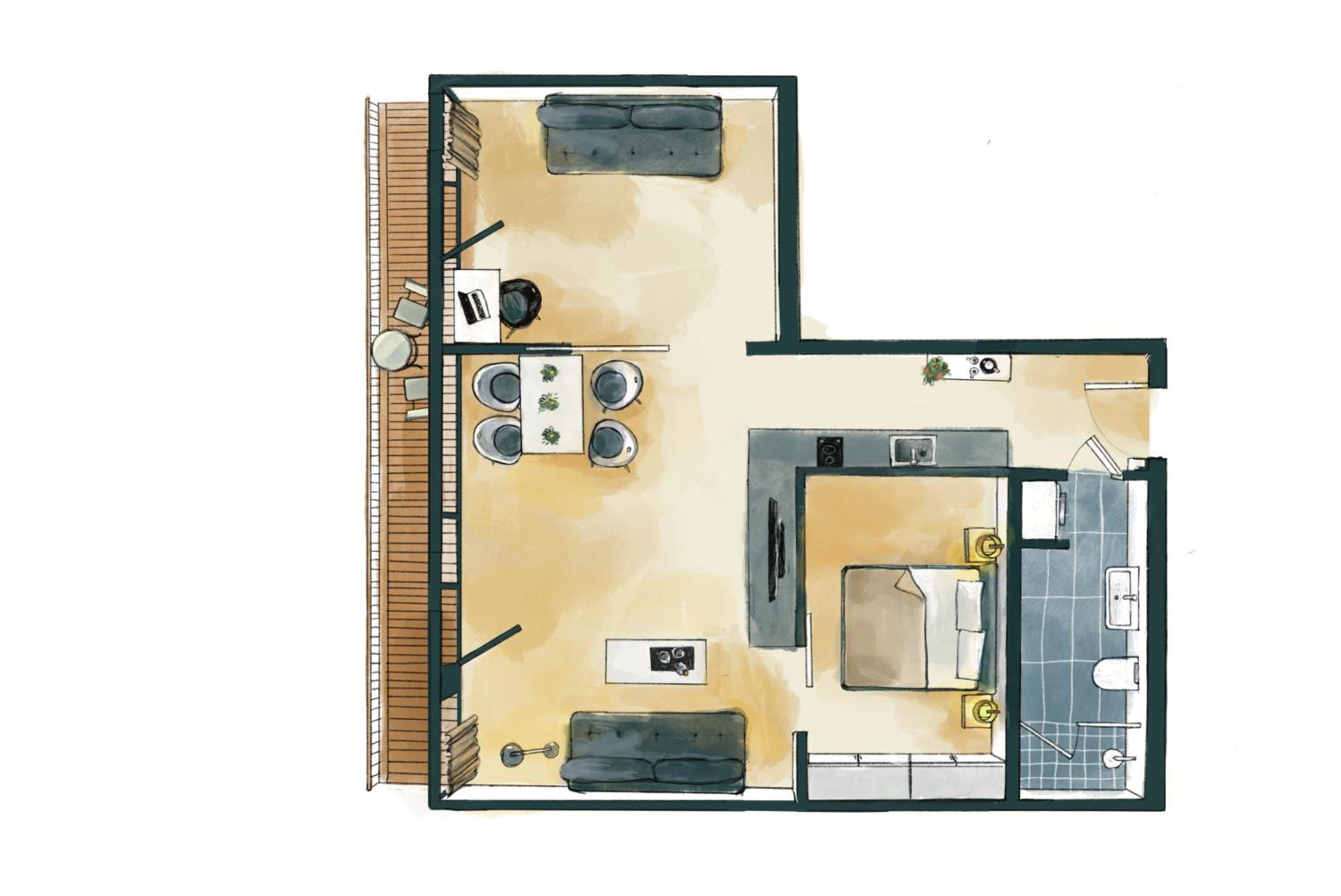Panorama Apartment with Lake View photo 2