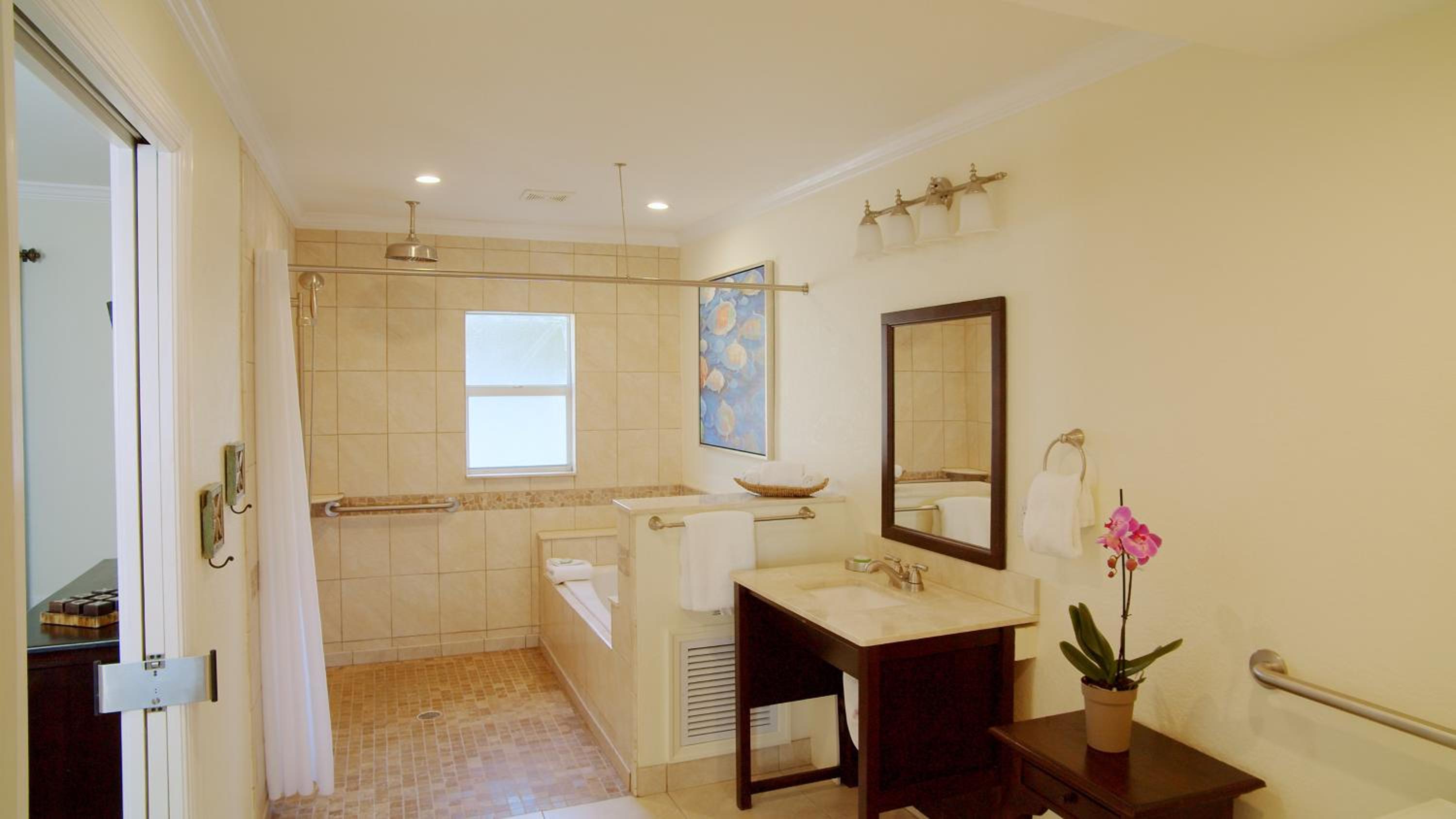 King Room With Roll-In Shower - Disability Access
