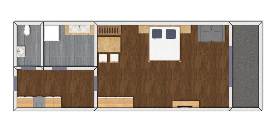 One-Bedroom Apartment with Balcony photo 2