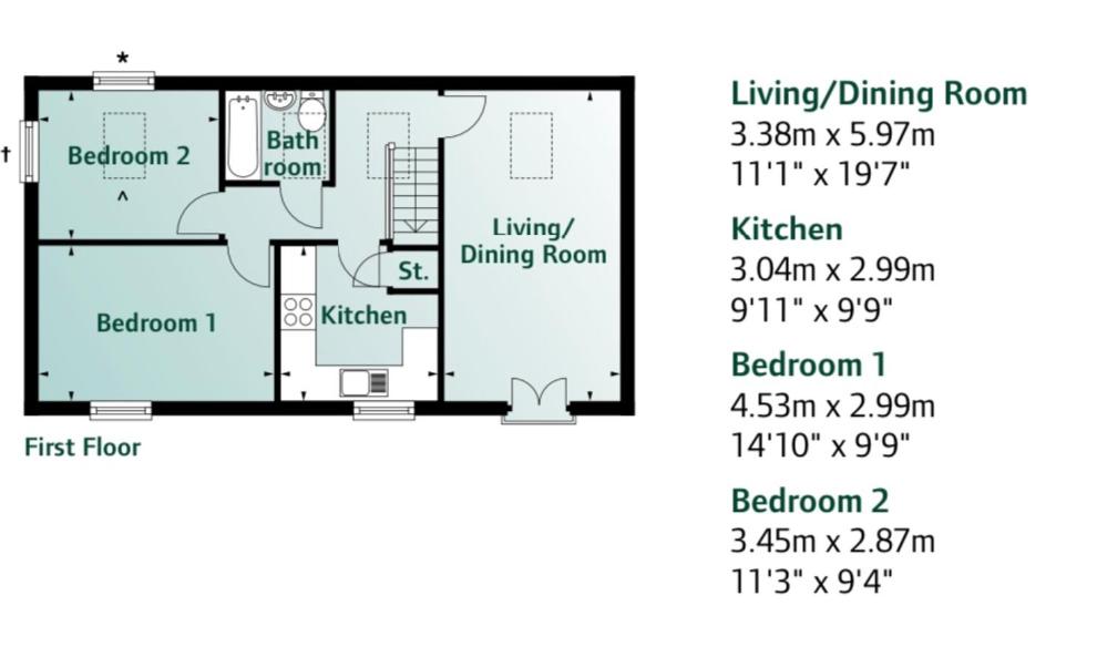 Two-Bedroom Townhouse photo 2