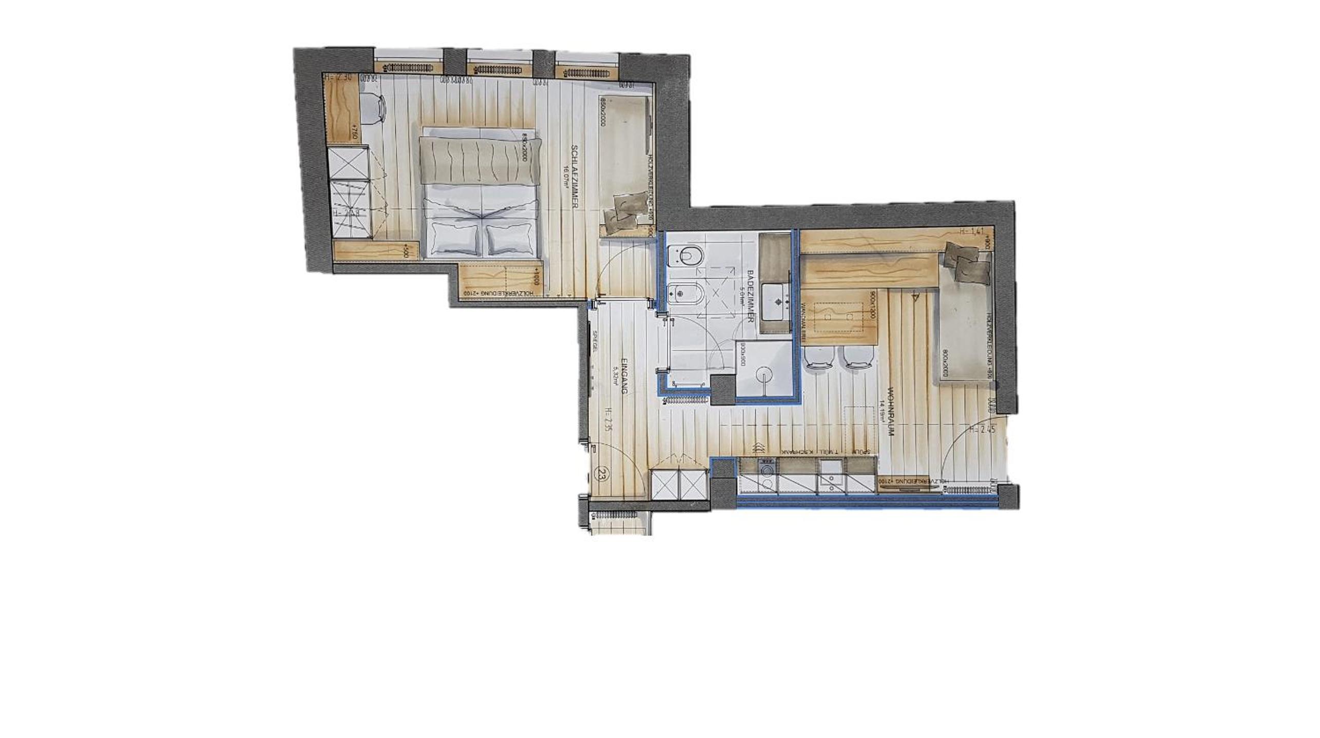 Apartment with Balcony photo 1