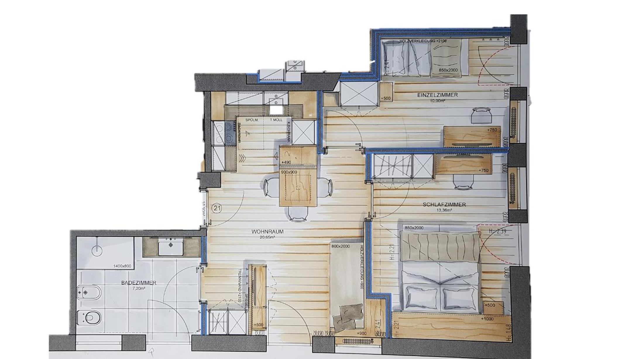 Apartment with Mountain View photo 1