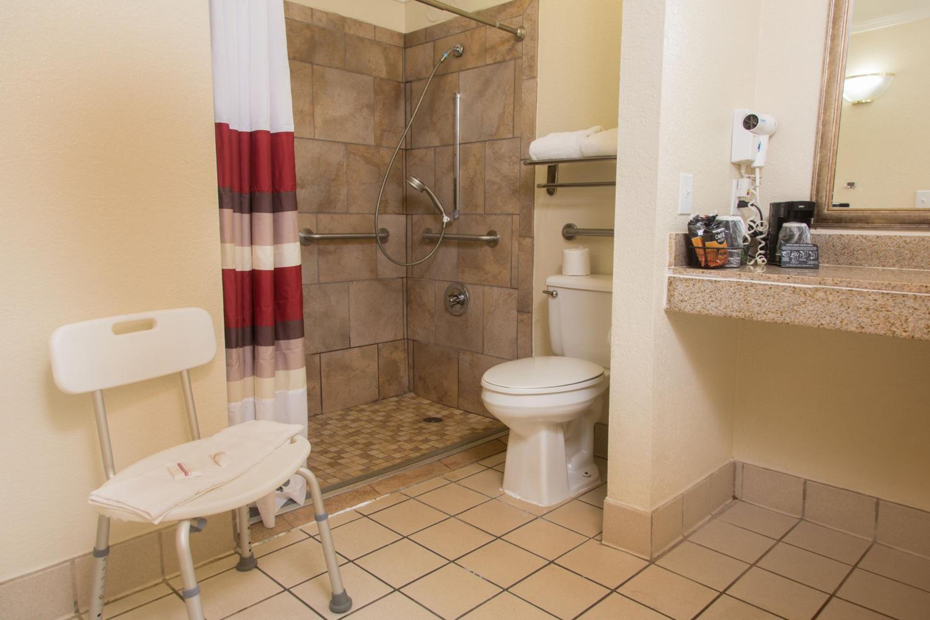 Deluxe King Room Disability Access Roll-In Shower Non-Smoking