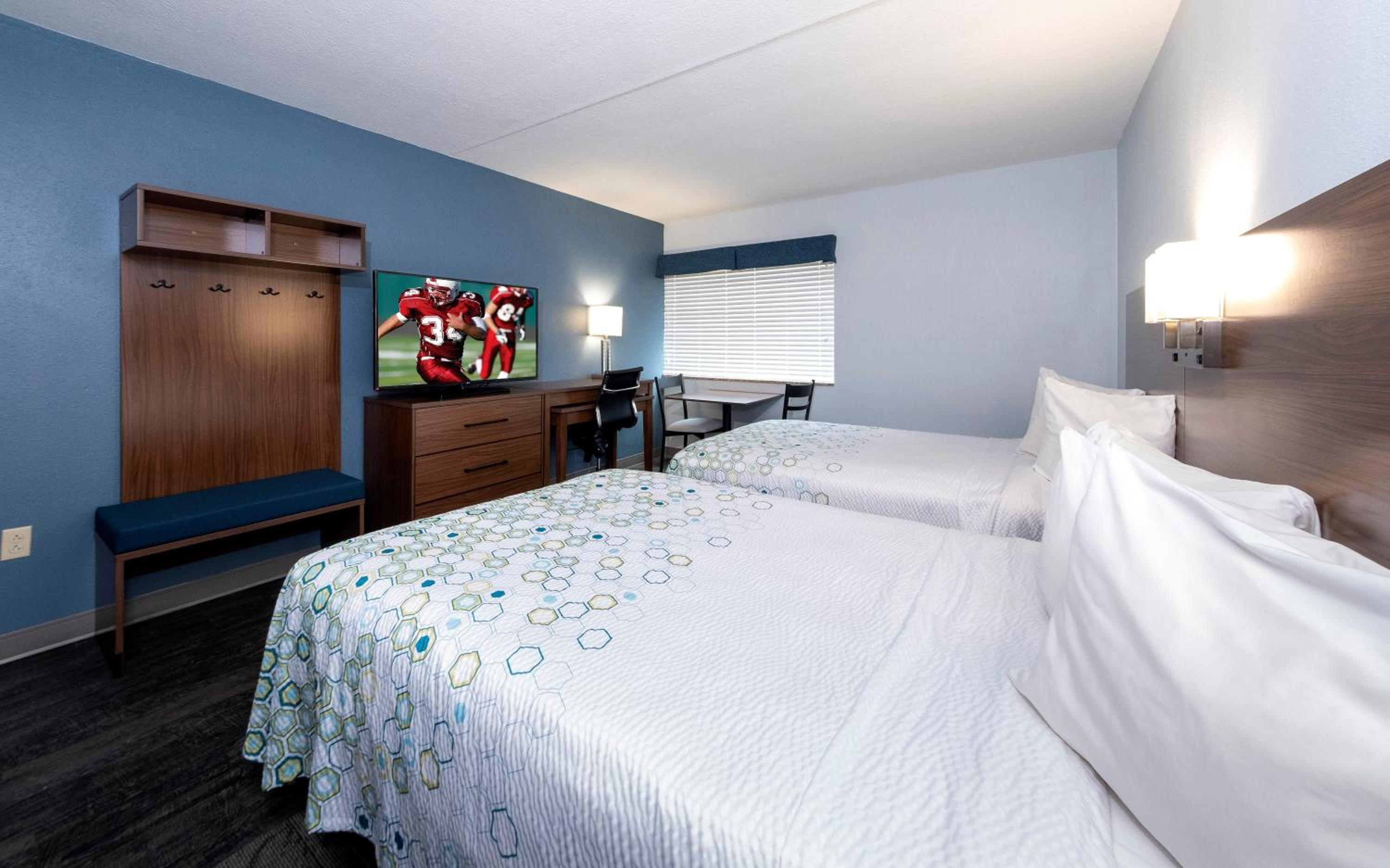 Studio Room with Two Double Beds Smoke Free