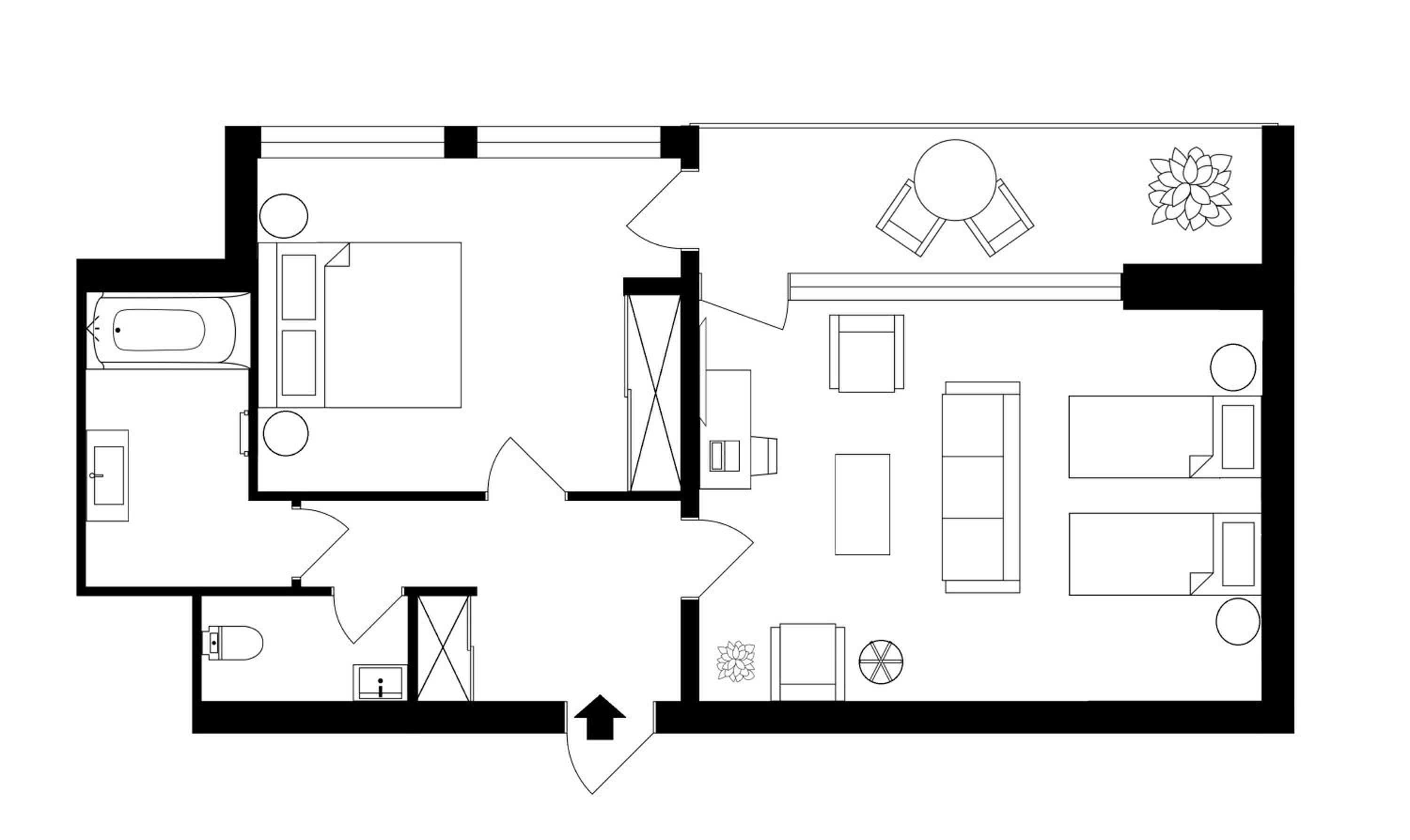 Two-Room Apartment - Photo 9