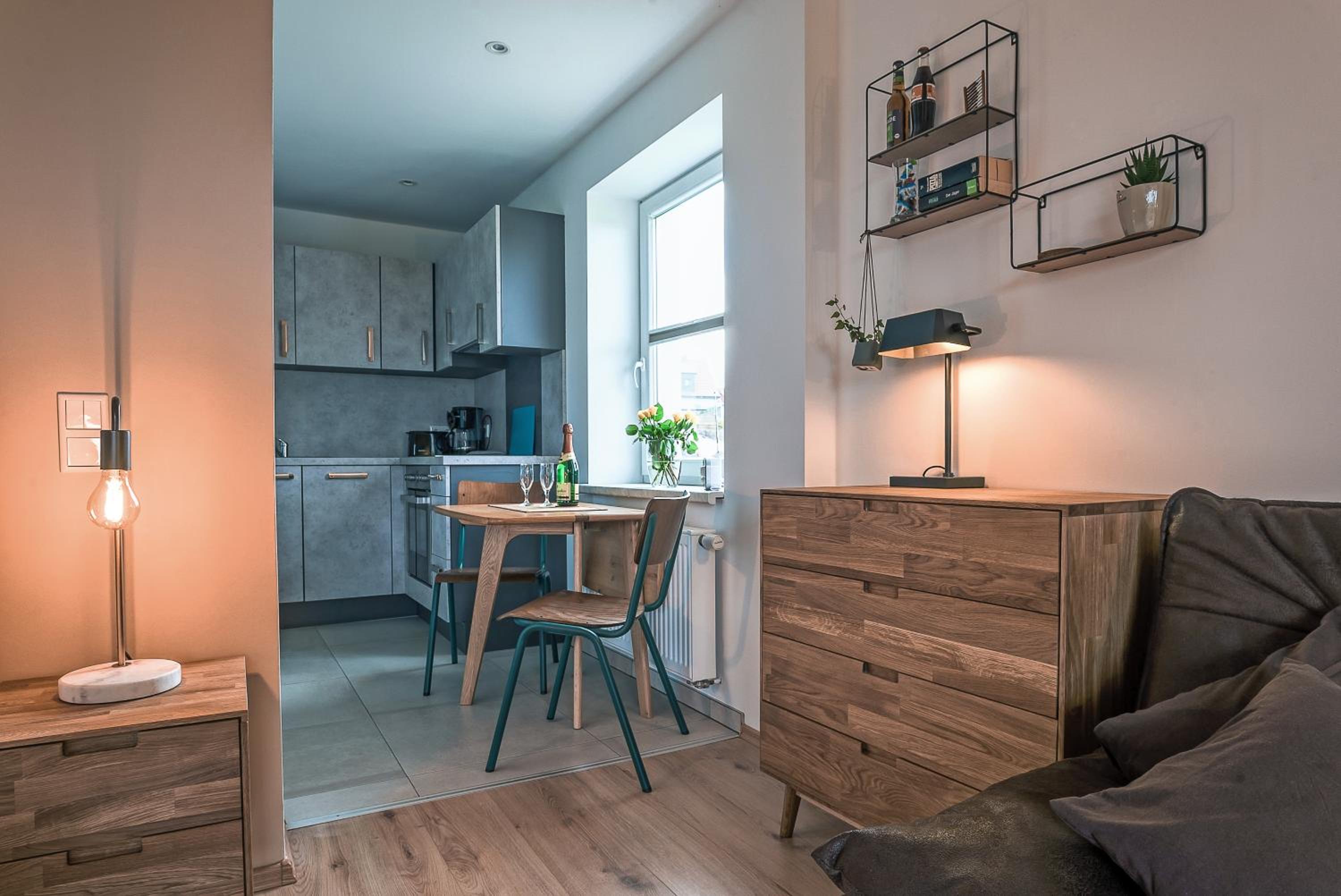Studio-Apartment 2 mit Balkon