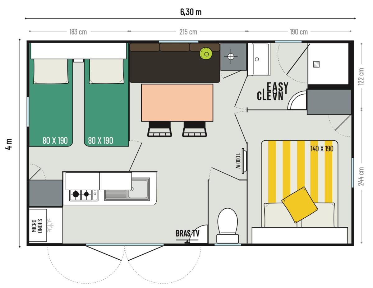 Le Vénus Two-Bedroom photo 2