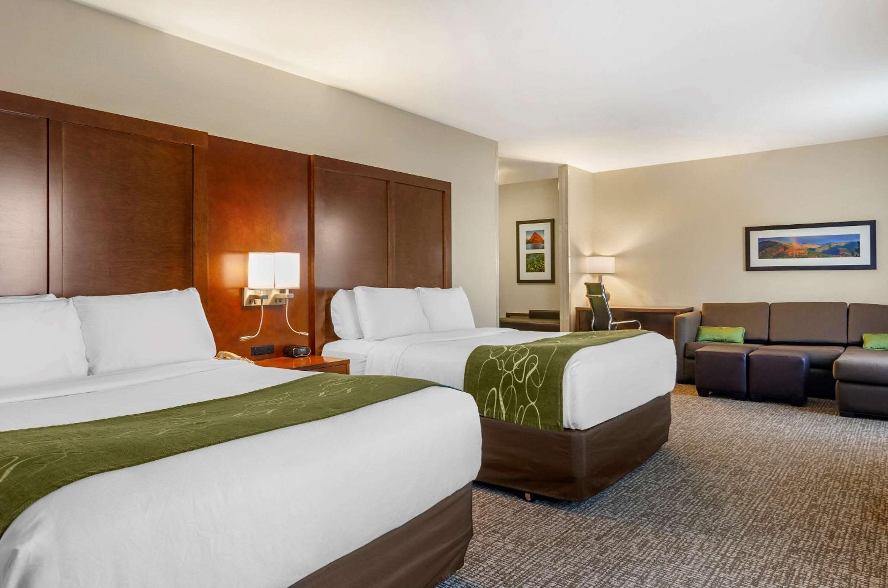 Standard Queen Suite with Two Queen Beds and Bathtub - Accessible/Non-Smoking - Photo 3