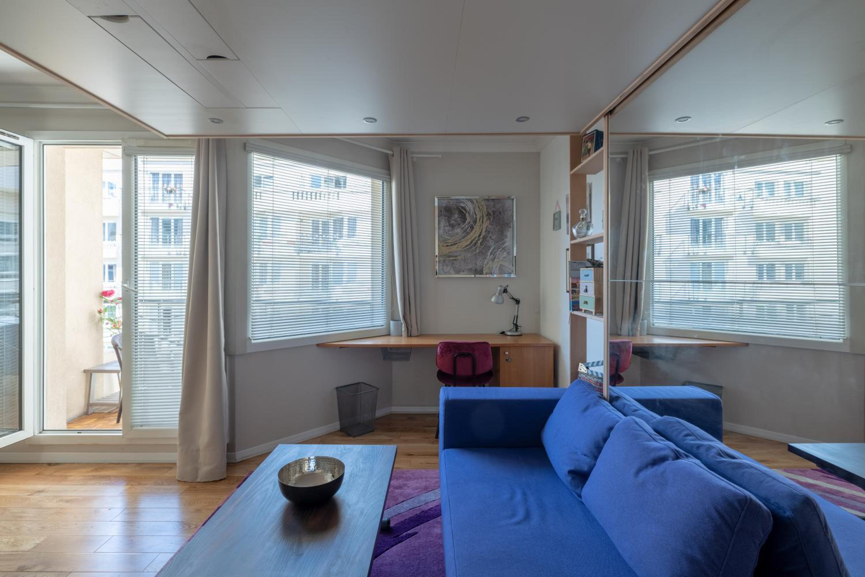 Studio with Balcony