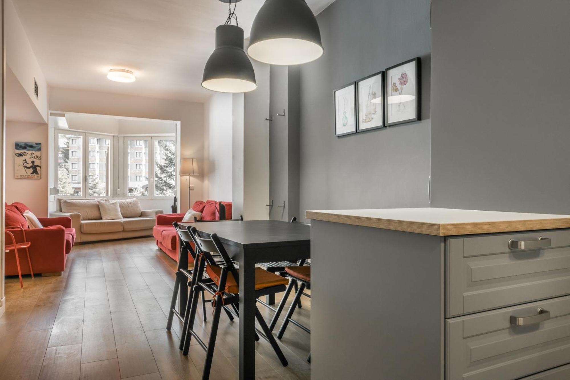 Apartamento de dos habitaciones