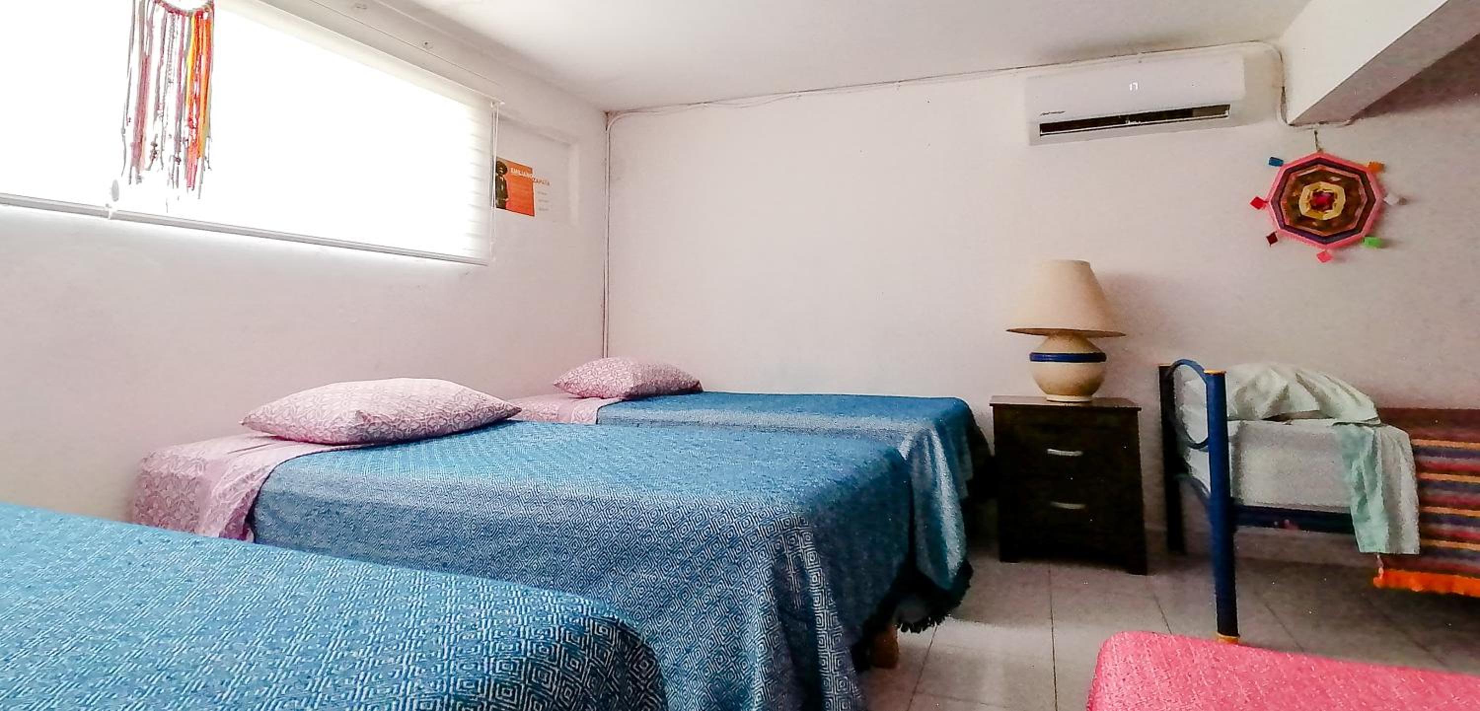 Single Bed in Female Dormitory Room