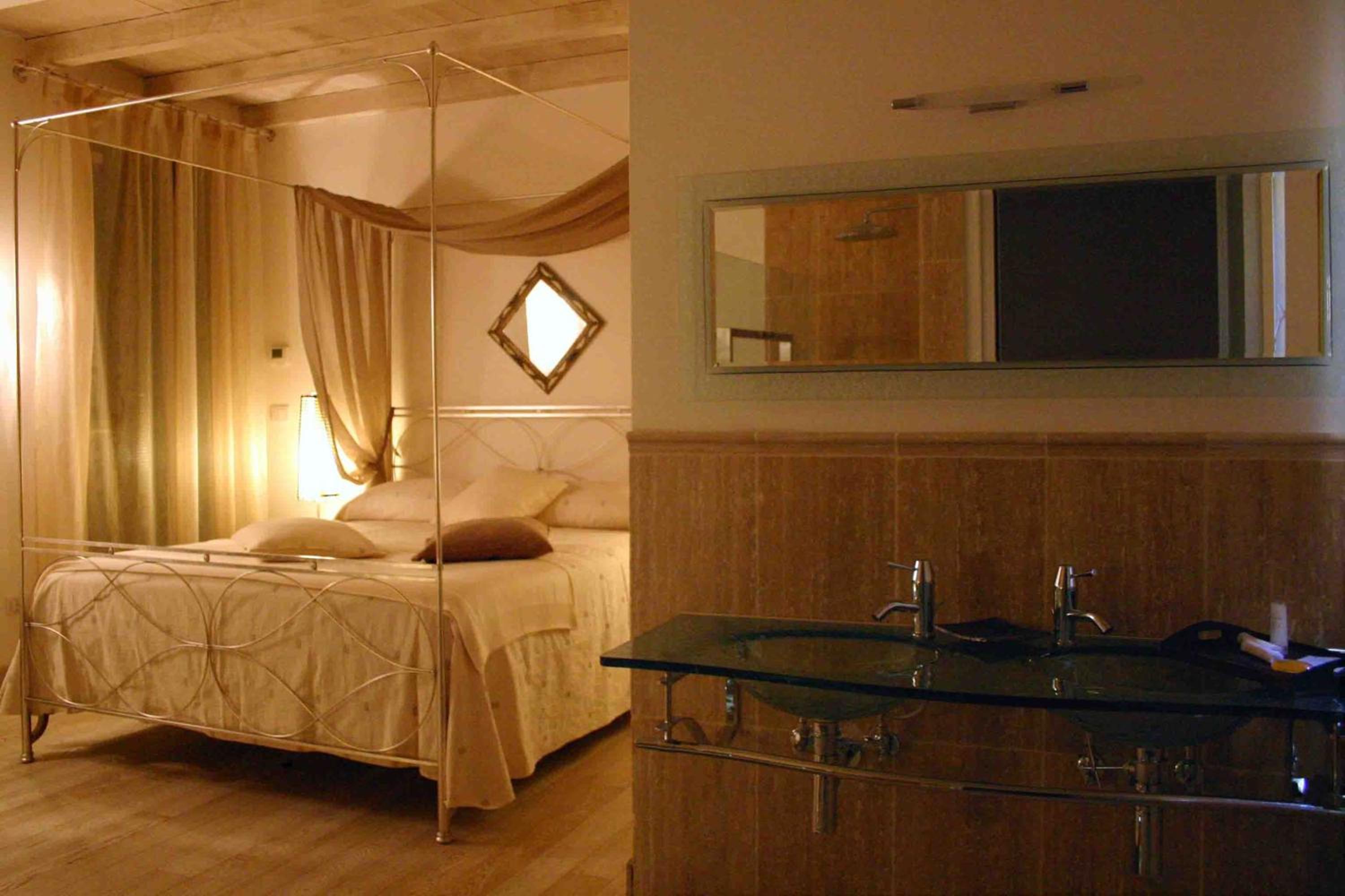 Relax in this elegantly designed hotel room.
