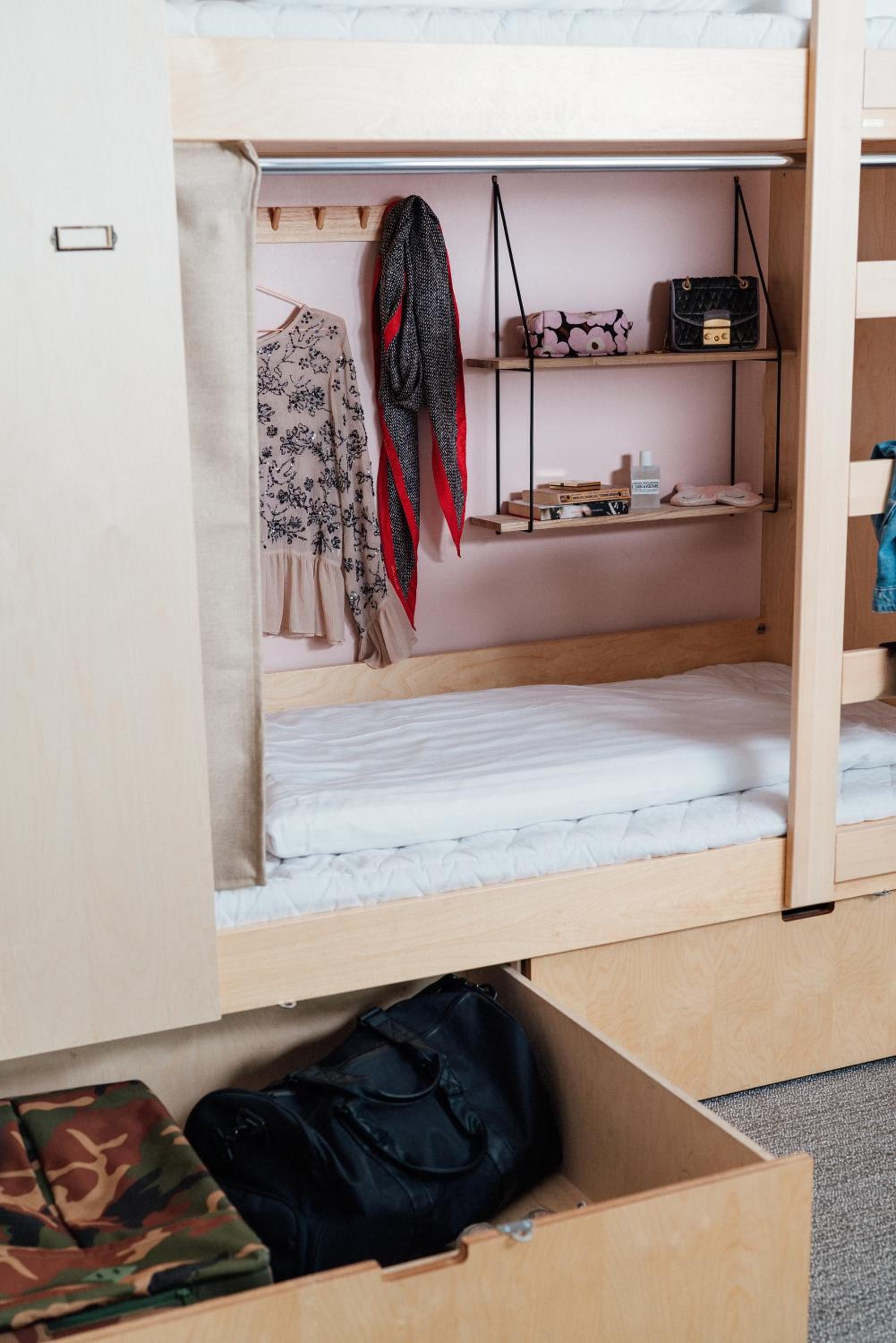 Bed in 6-Bed Female Dormitory Room