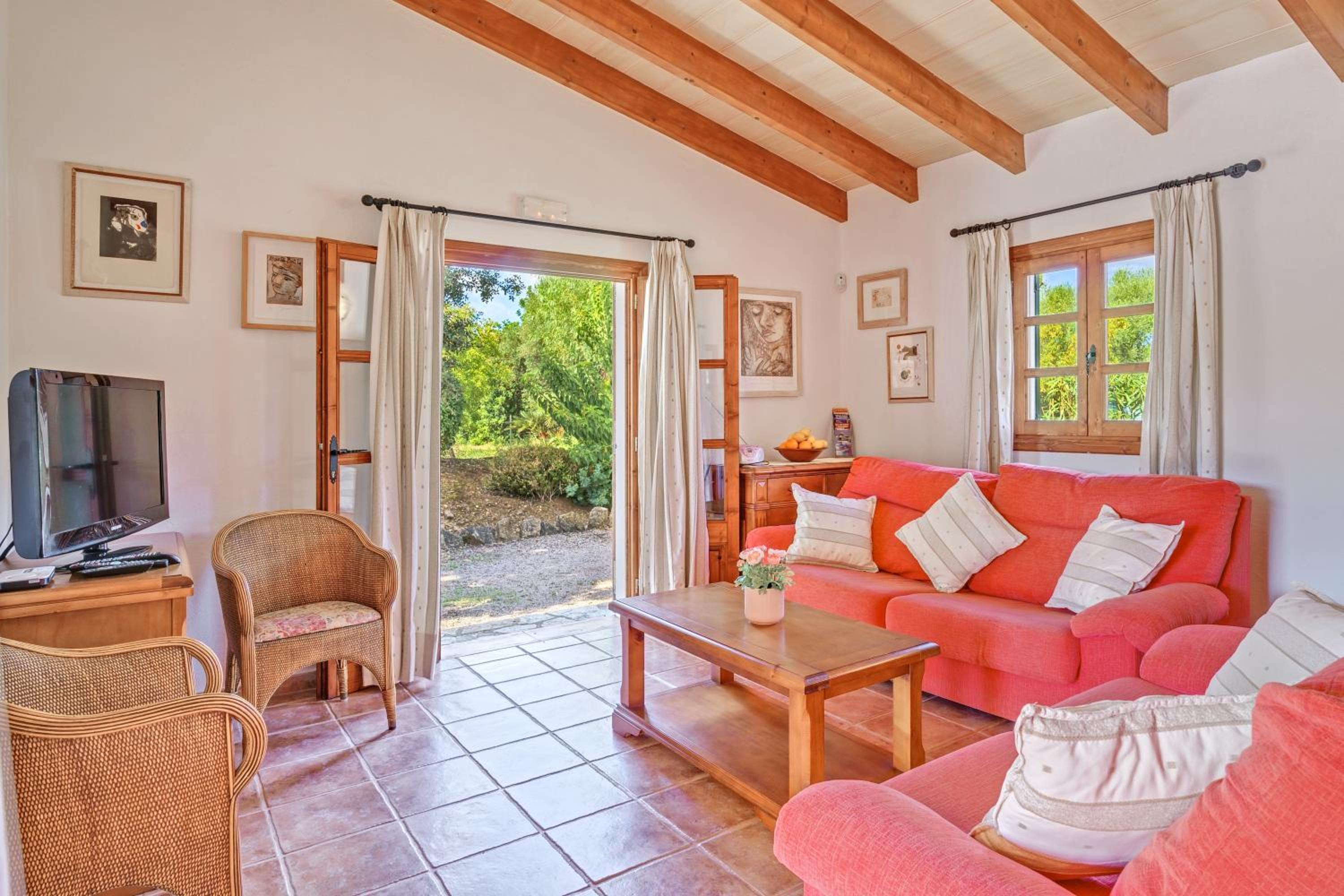 Villa con vistas al jardín