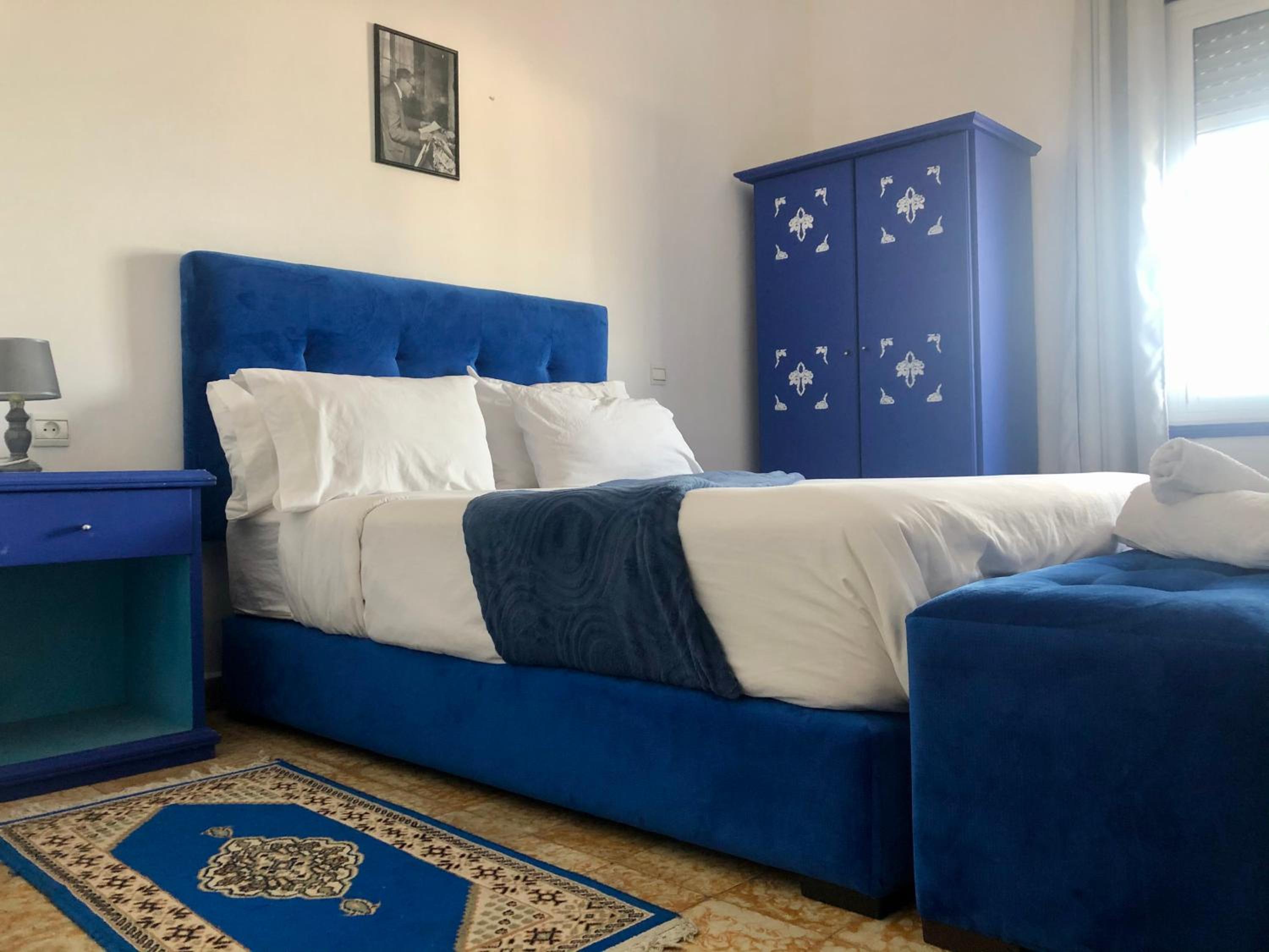 Deluxe Double Room with Terrace and Sea View with shared bathroom