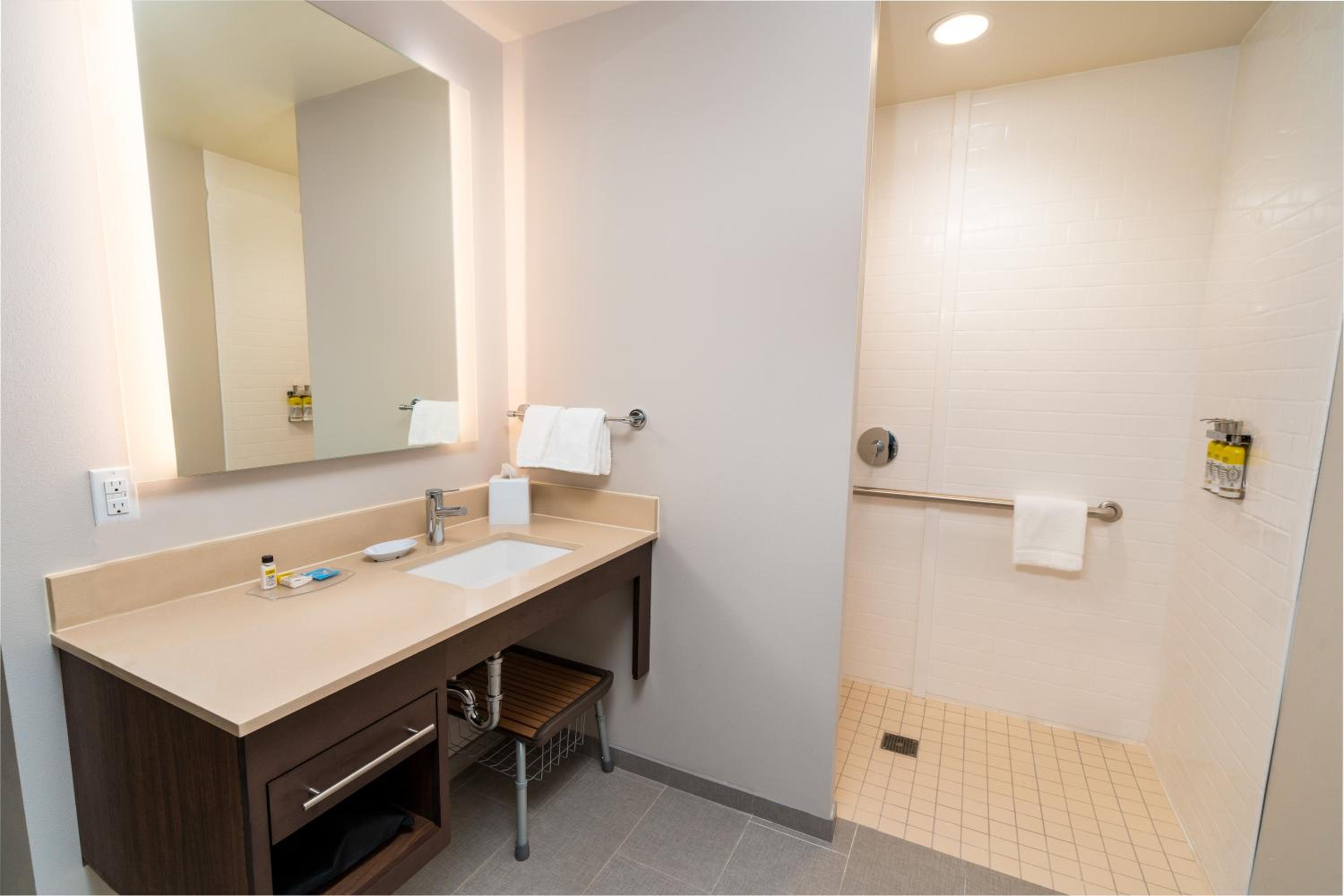 One-Bedroom King Suite with Communications Accessible Roll-In Shower - Photo 3