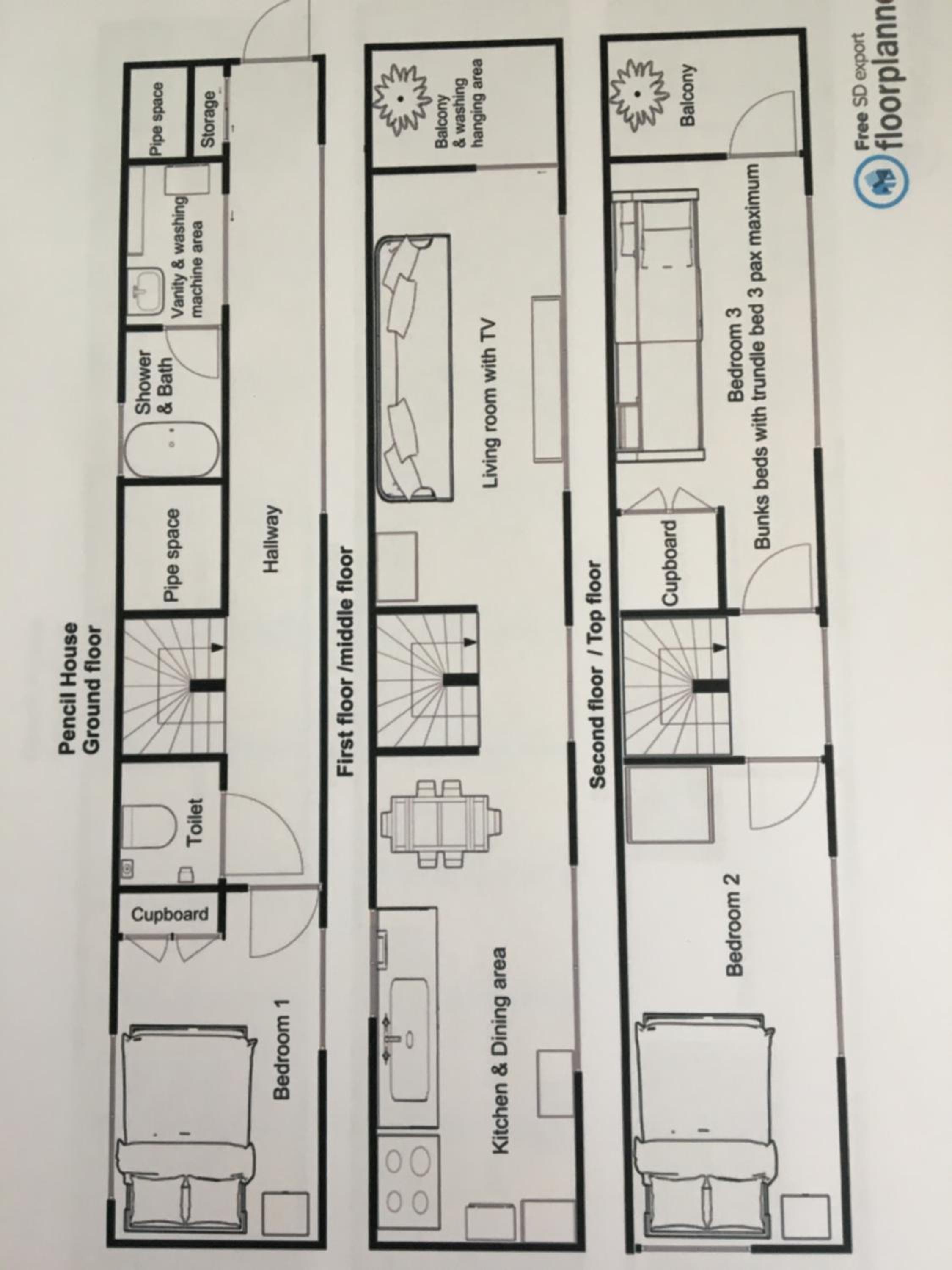 Three-Bedroom House photo 2