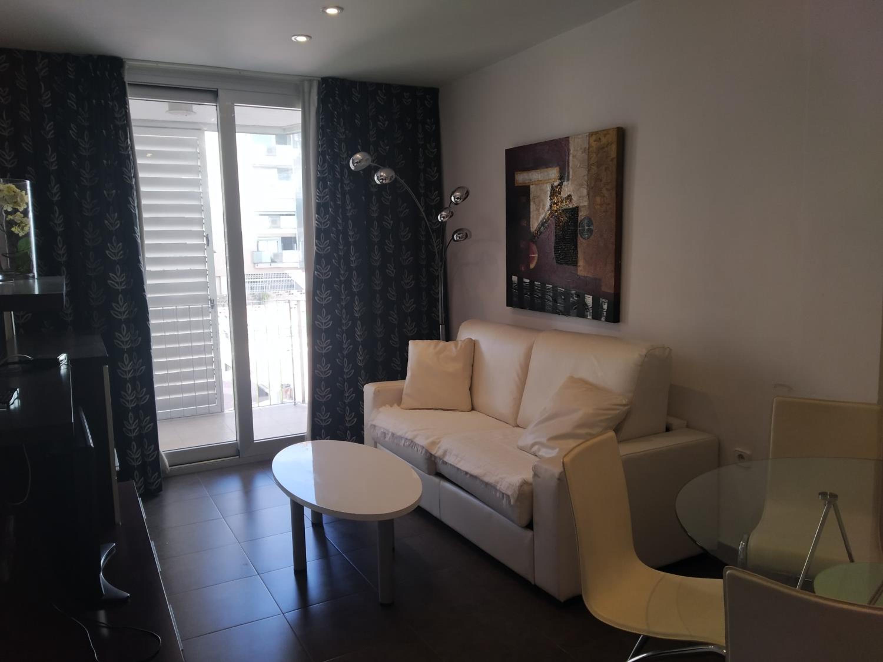 Apartamento con vista al jardín