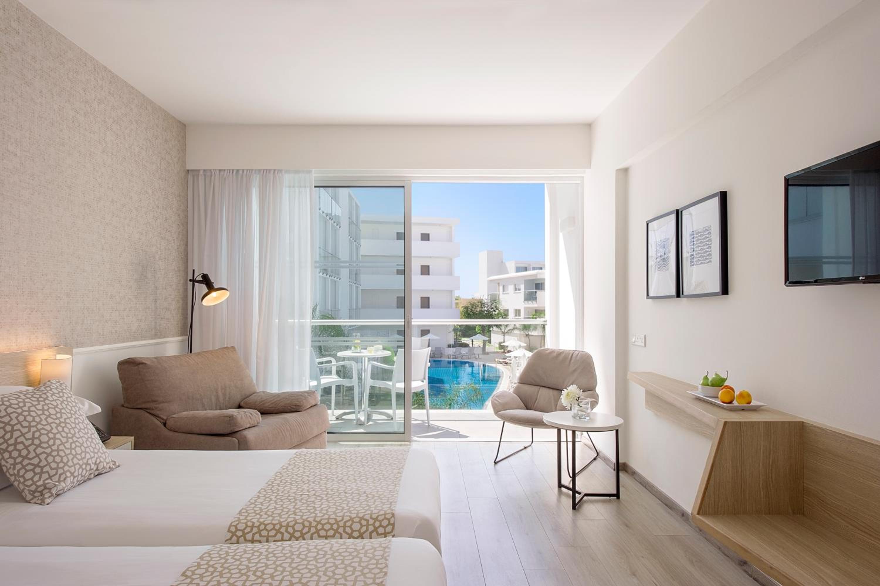 Double or Twin Room with Pool View