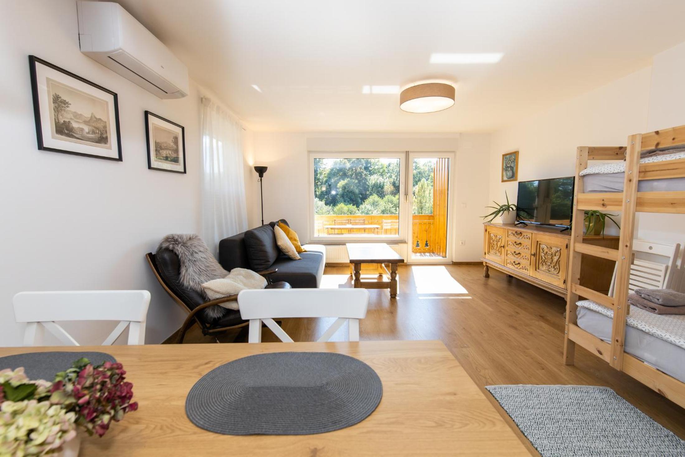 Superior One-Bedroom Family Apartment with Balcony - Ground Floor