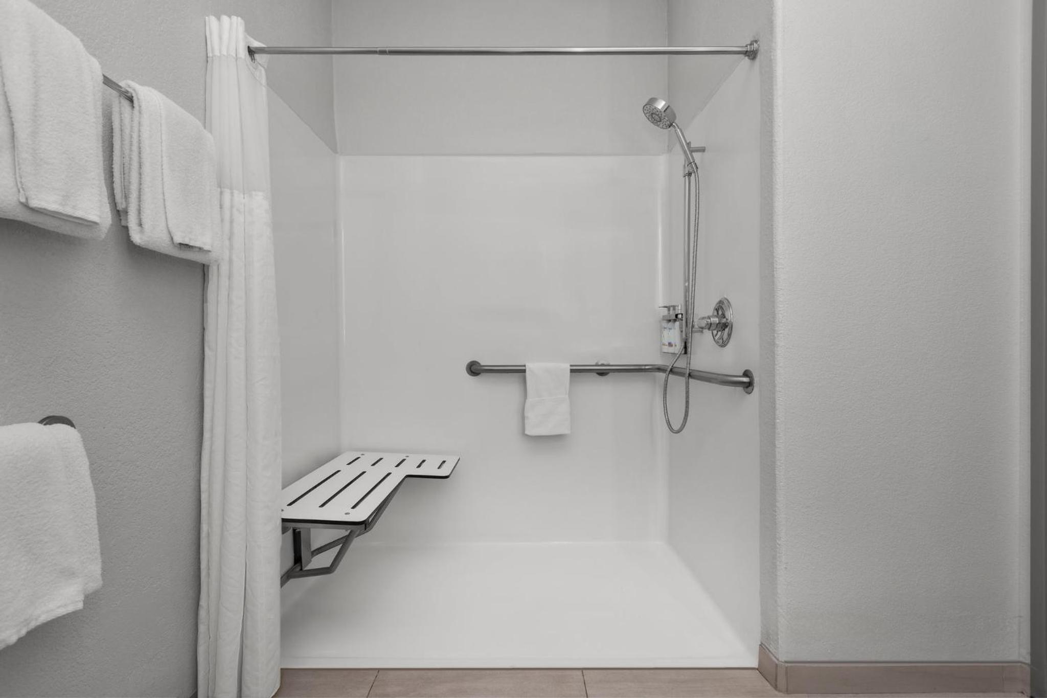 Suite with Two Double Beds and Mobility Accessible Roll In Shower photo 1