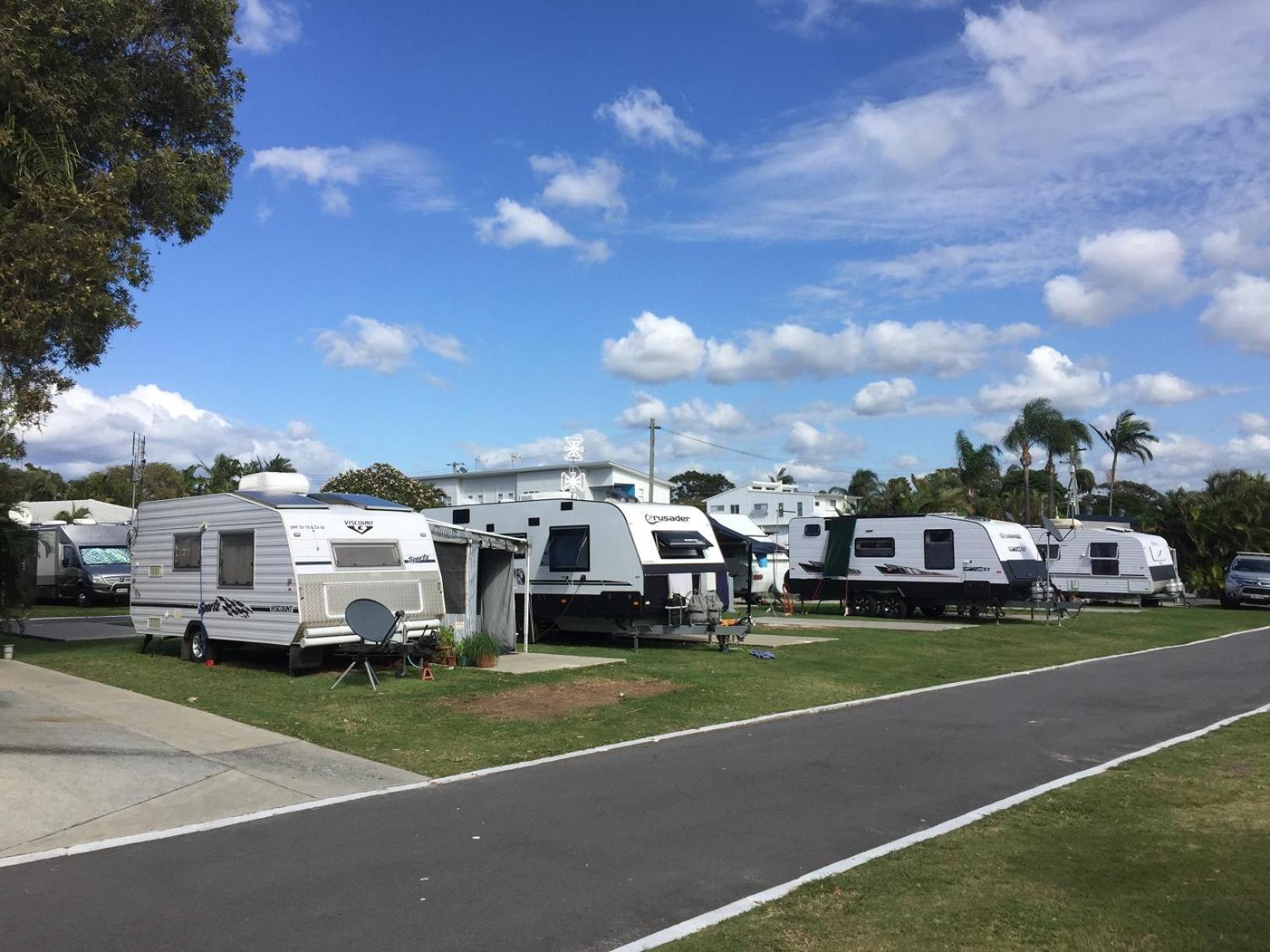 Standard Powered Site with Shared Bathroom - Bring Your Own Caravan or Tent