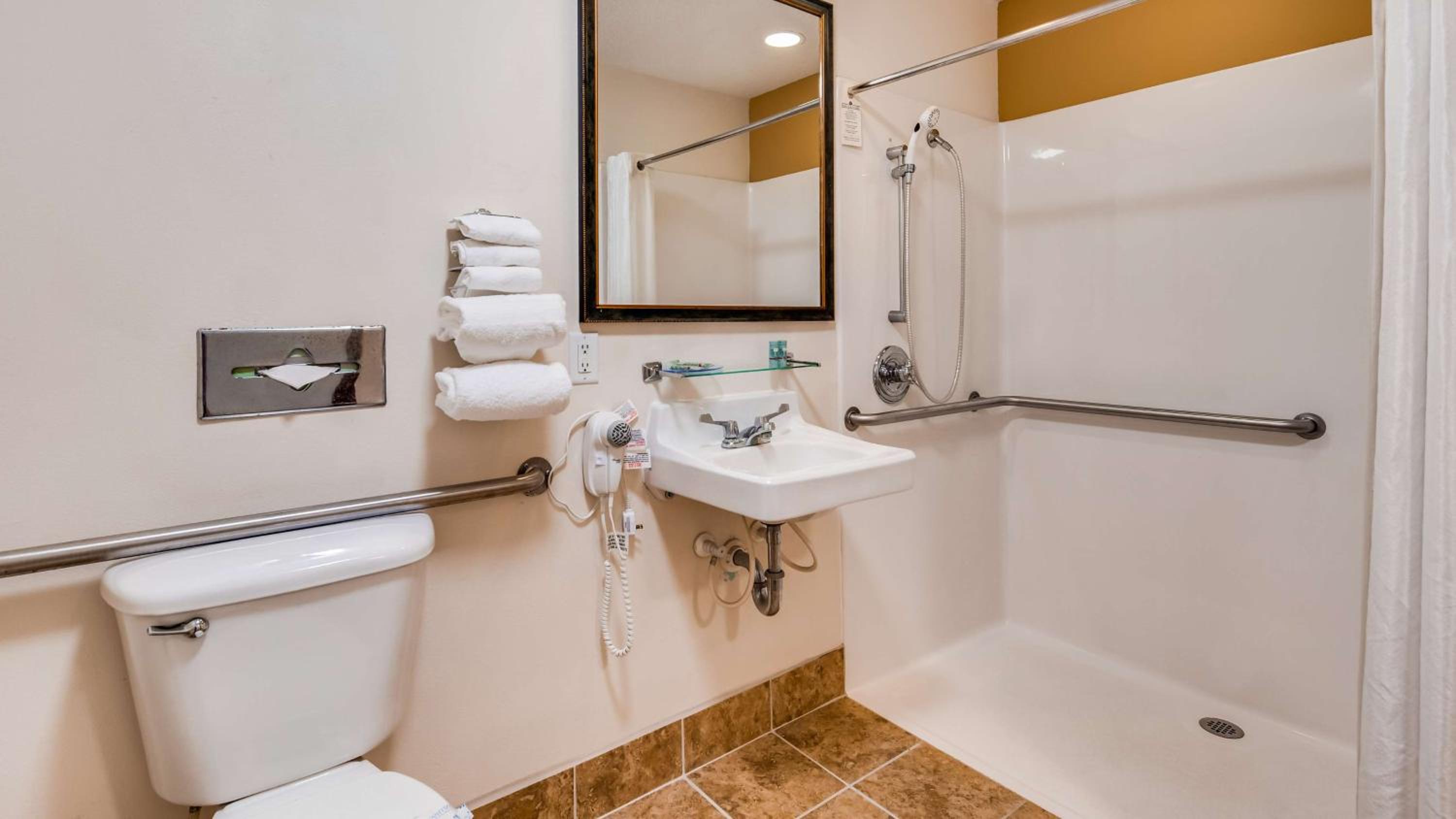 Queen Room with Walk-In Shower - Disability Access/Non-Smoking - Photo 4