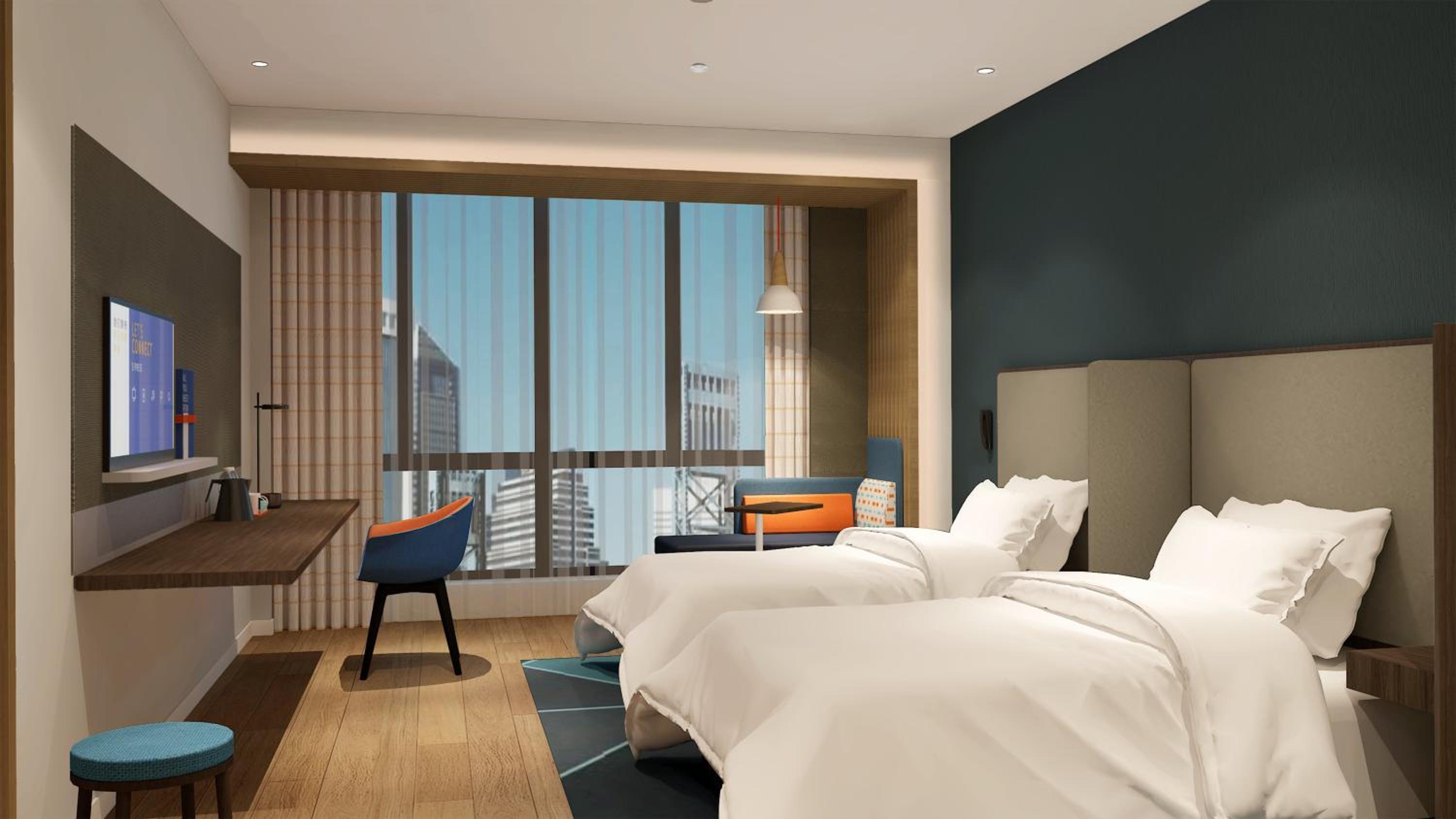 Standard Twin Room with City View thumbnail 5