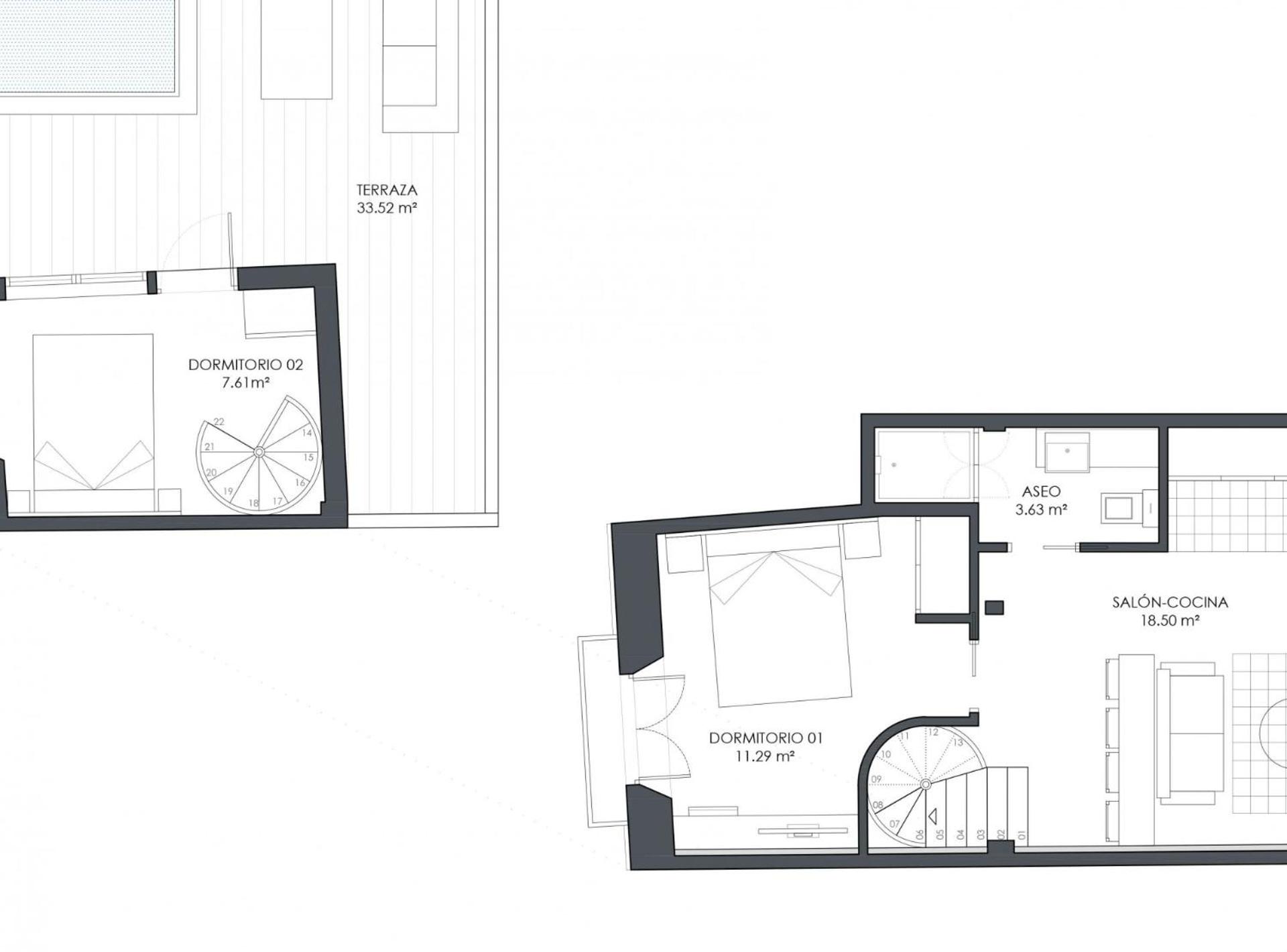 Penthouse Apartment with Terrace and Jacuzzi