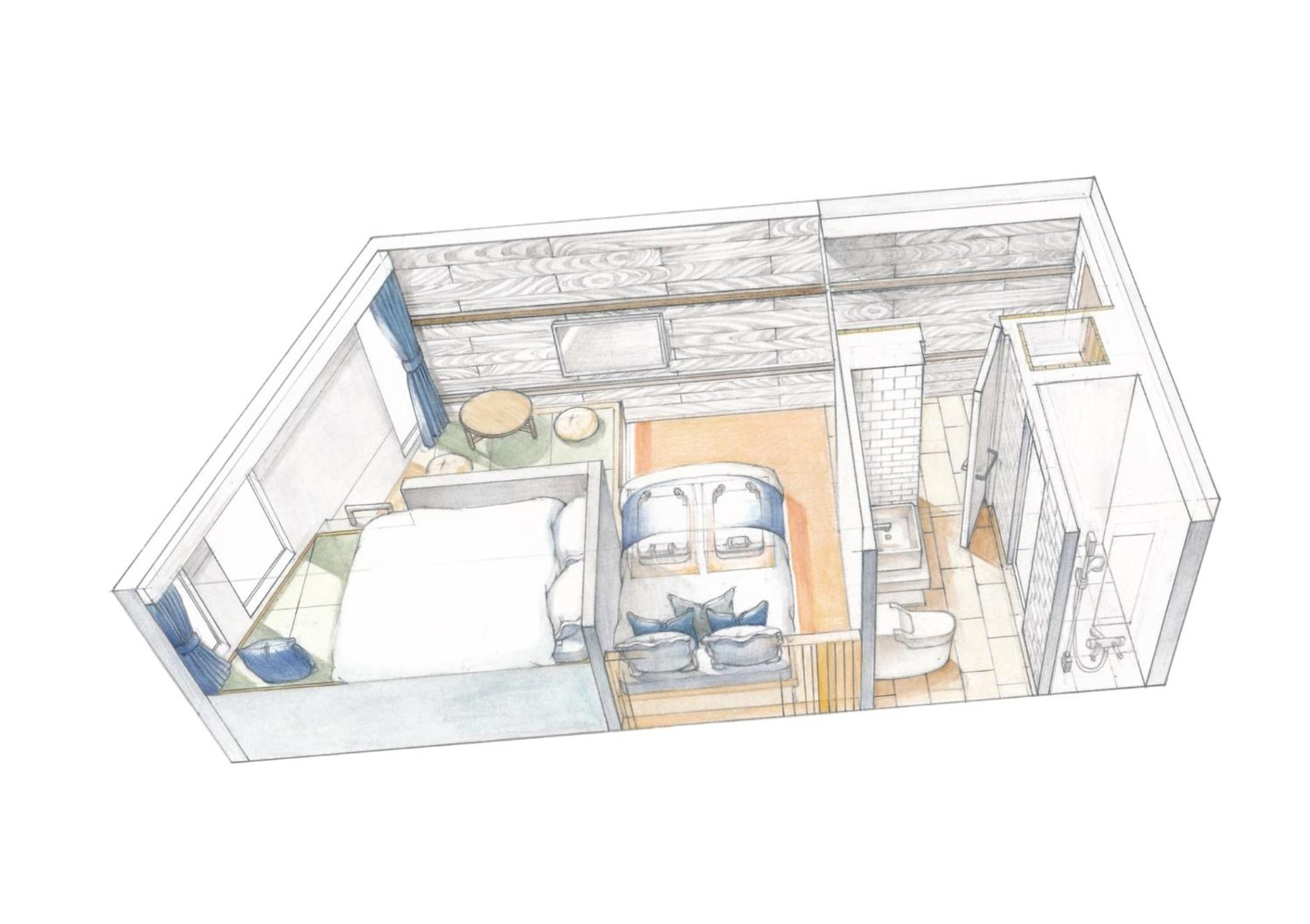 Deluxe Twin Room Max 4 Comfort 2
