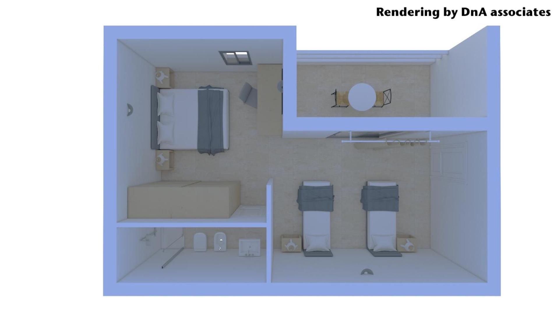 Quadruple Room with Balcony - Photo 4