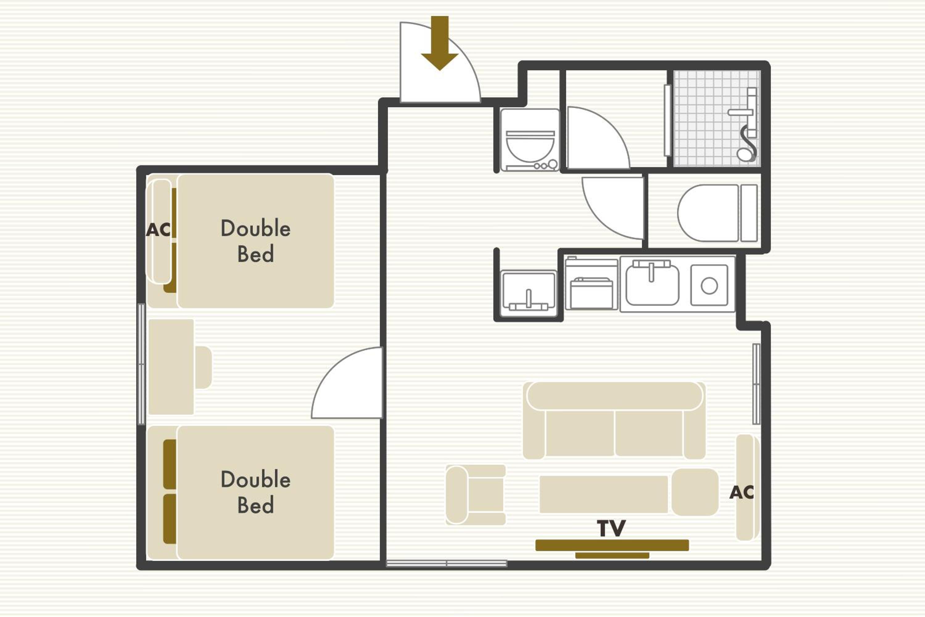 One-Bedroom Apartment photo 3