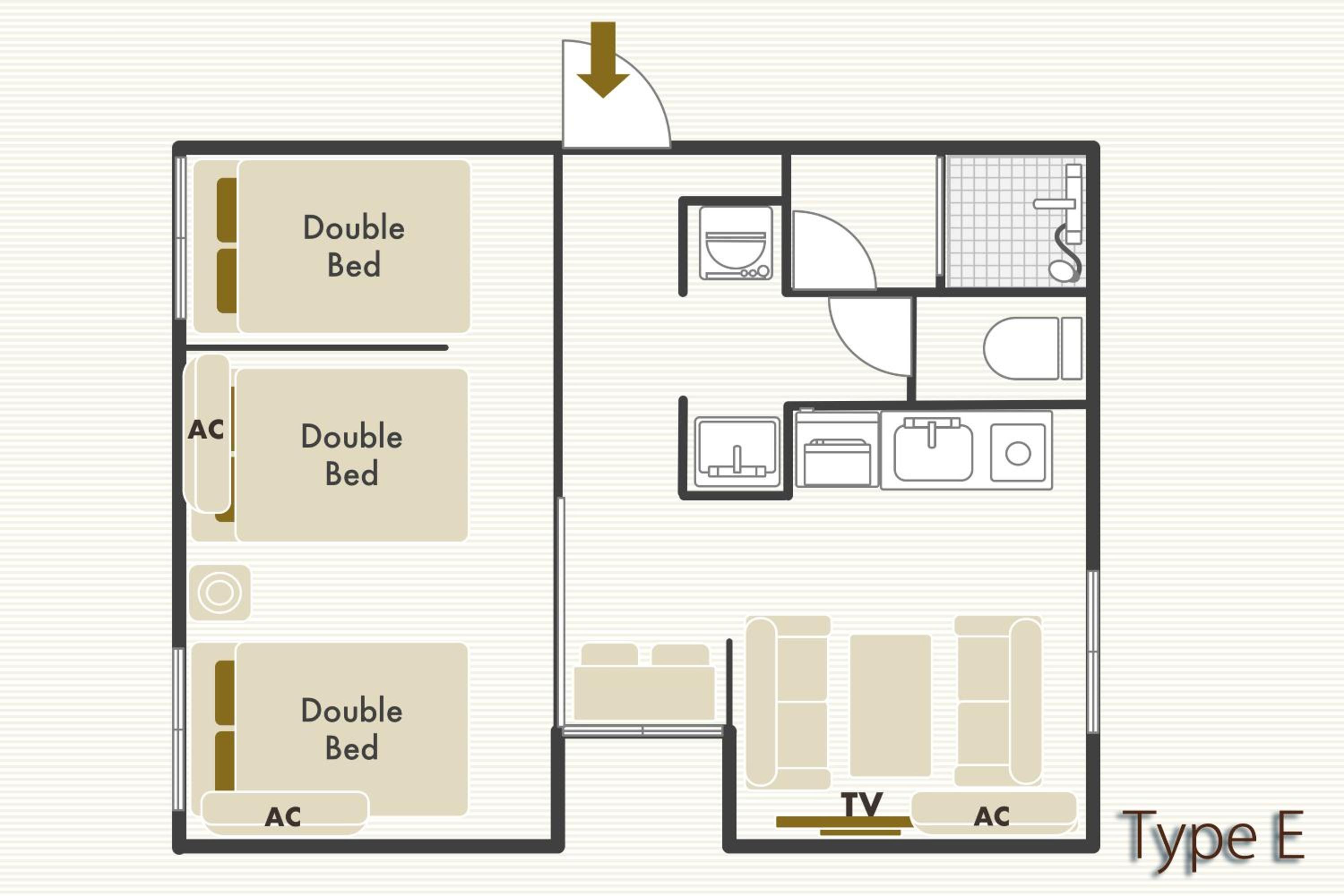 One-Bedroom Apartment photo 2
