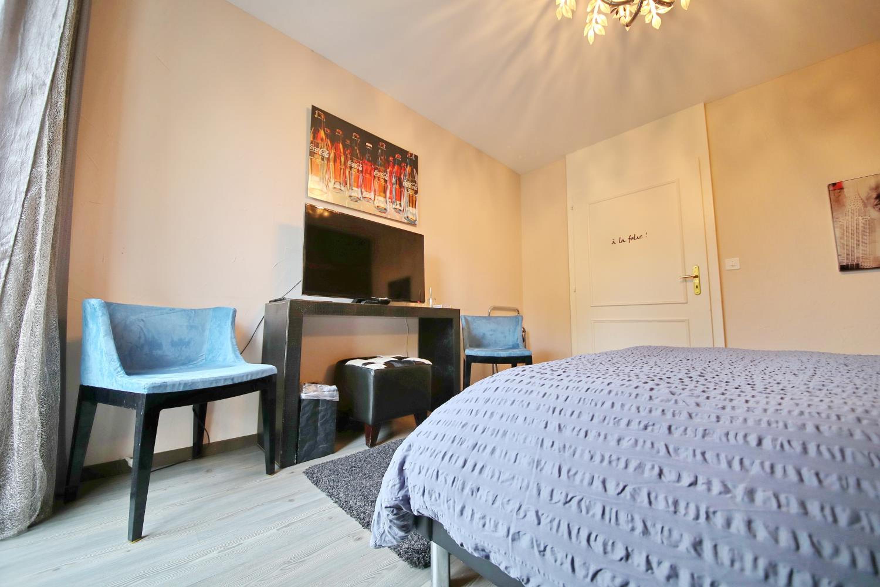 Corseaux Beach | Superior Double Room with Partial Lake View and with Terrace-Garden  photo 2