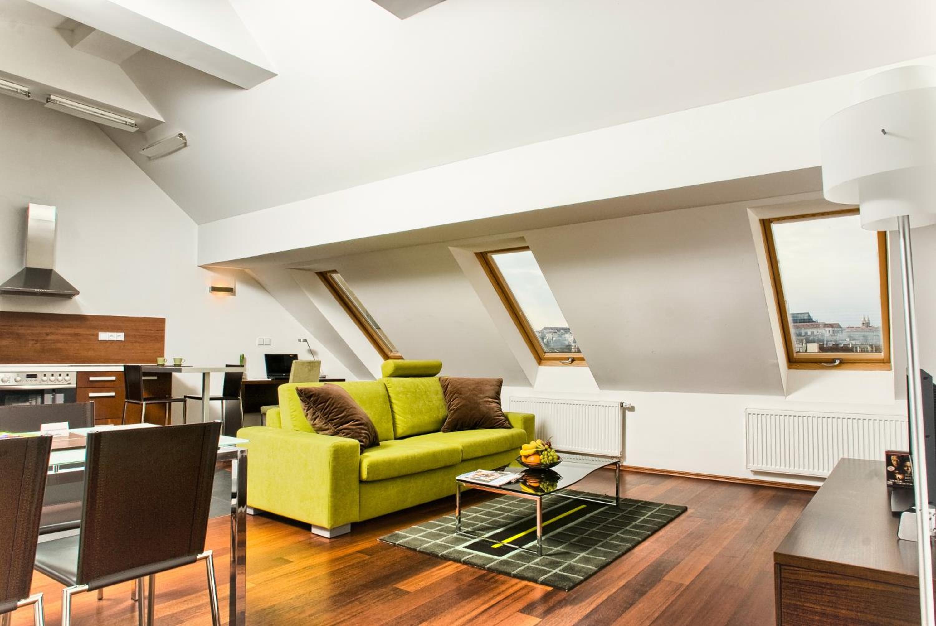 One-Bedroom Apartment with Prague Castle View - Attic