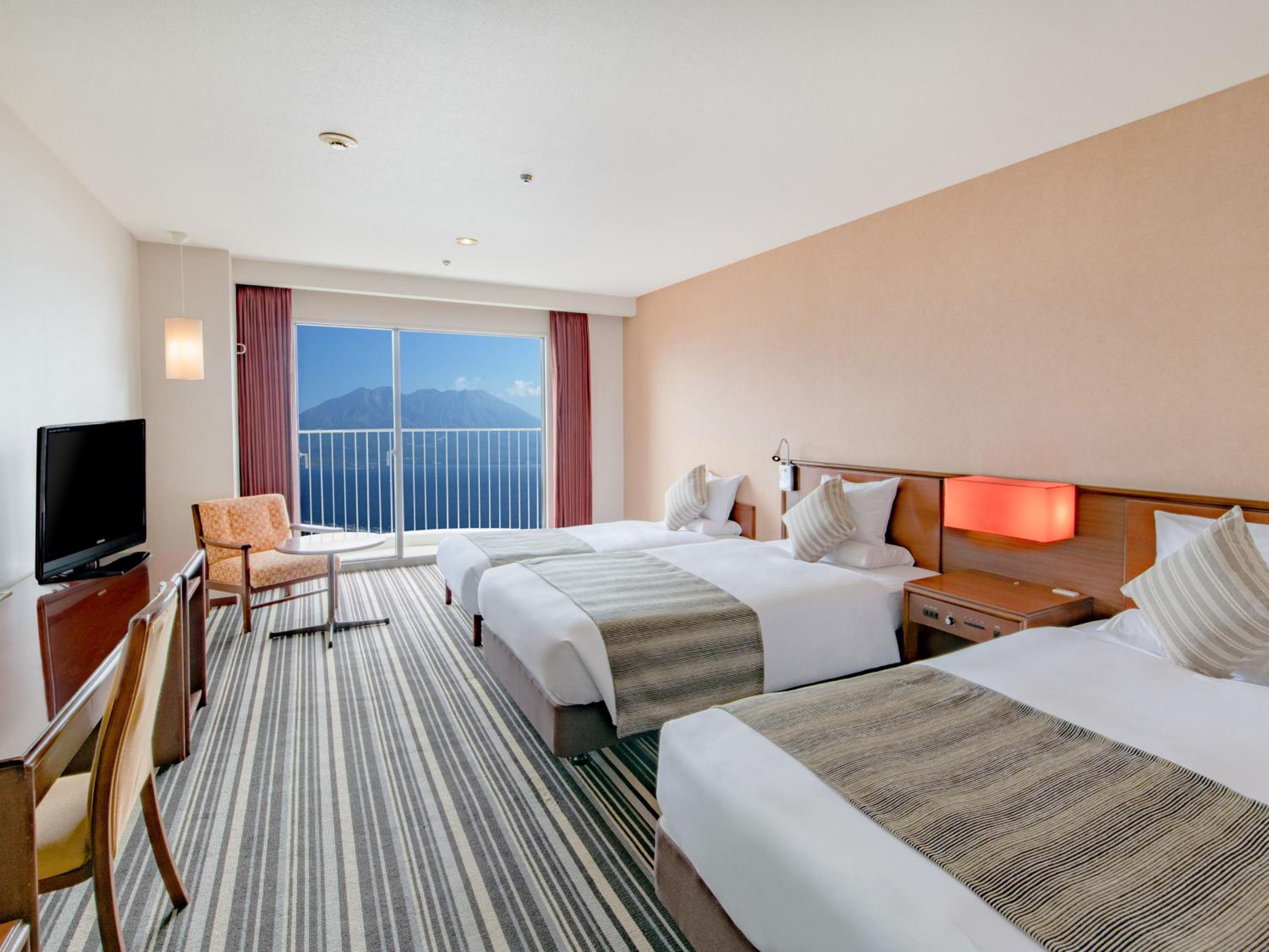 Superior Triple Room with Sakurajima View - Non-Smoking - Photo 1