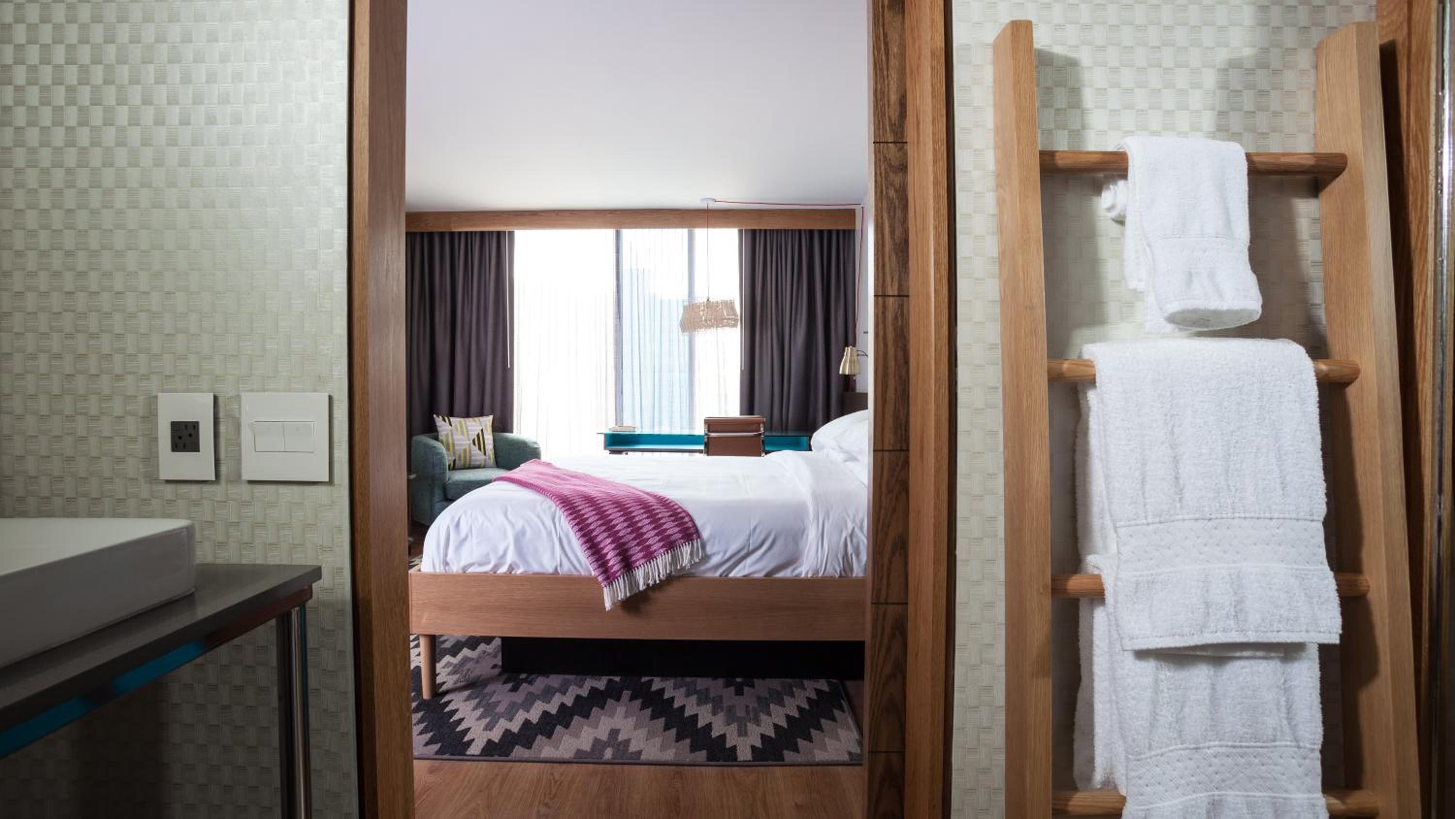 Queen Suite with Two Queen Beds and Mobility Accessible Roll-In Shower photo 2