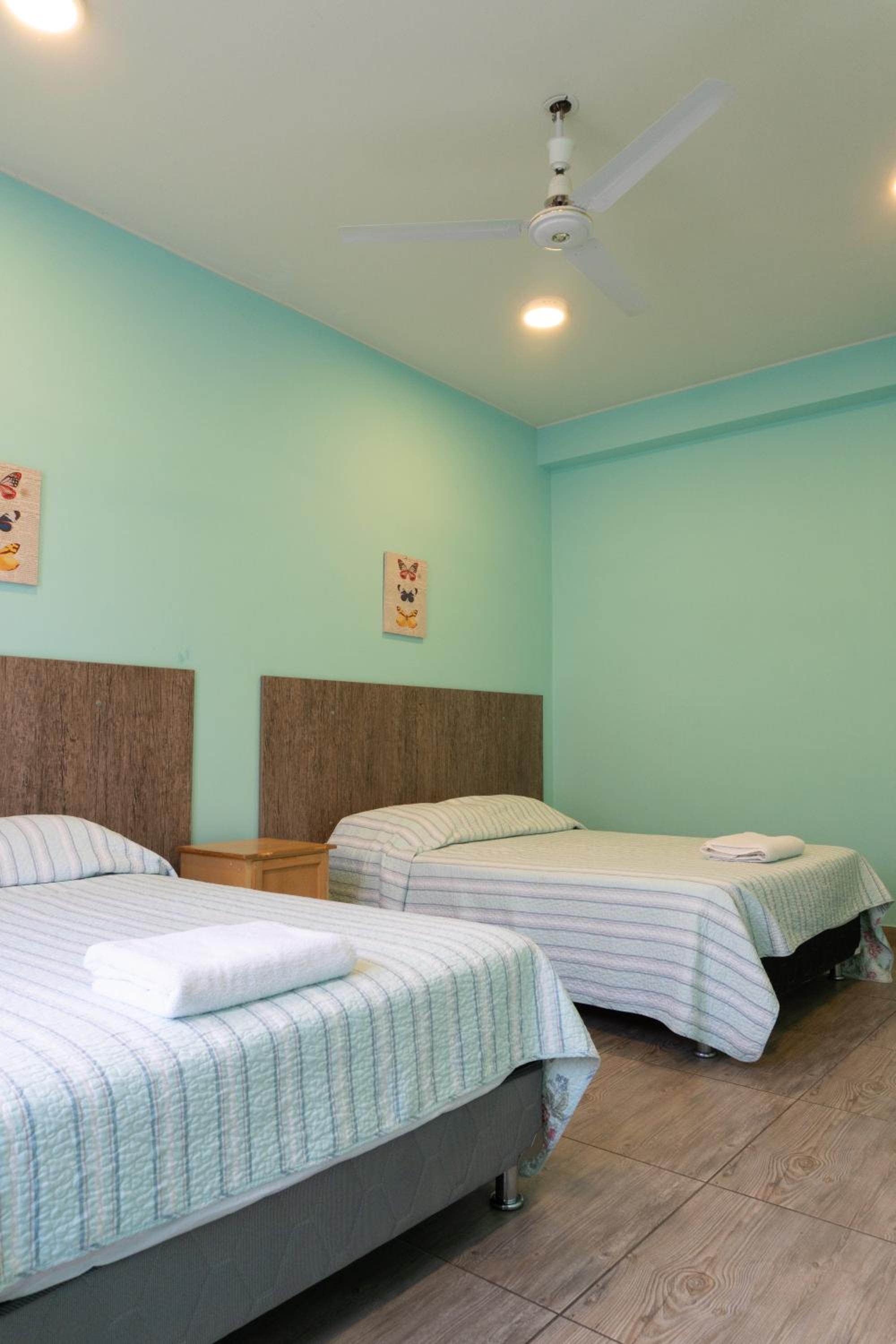 Twin Room with Two Double Beds with Shared Bathroom photo 2