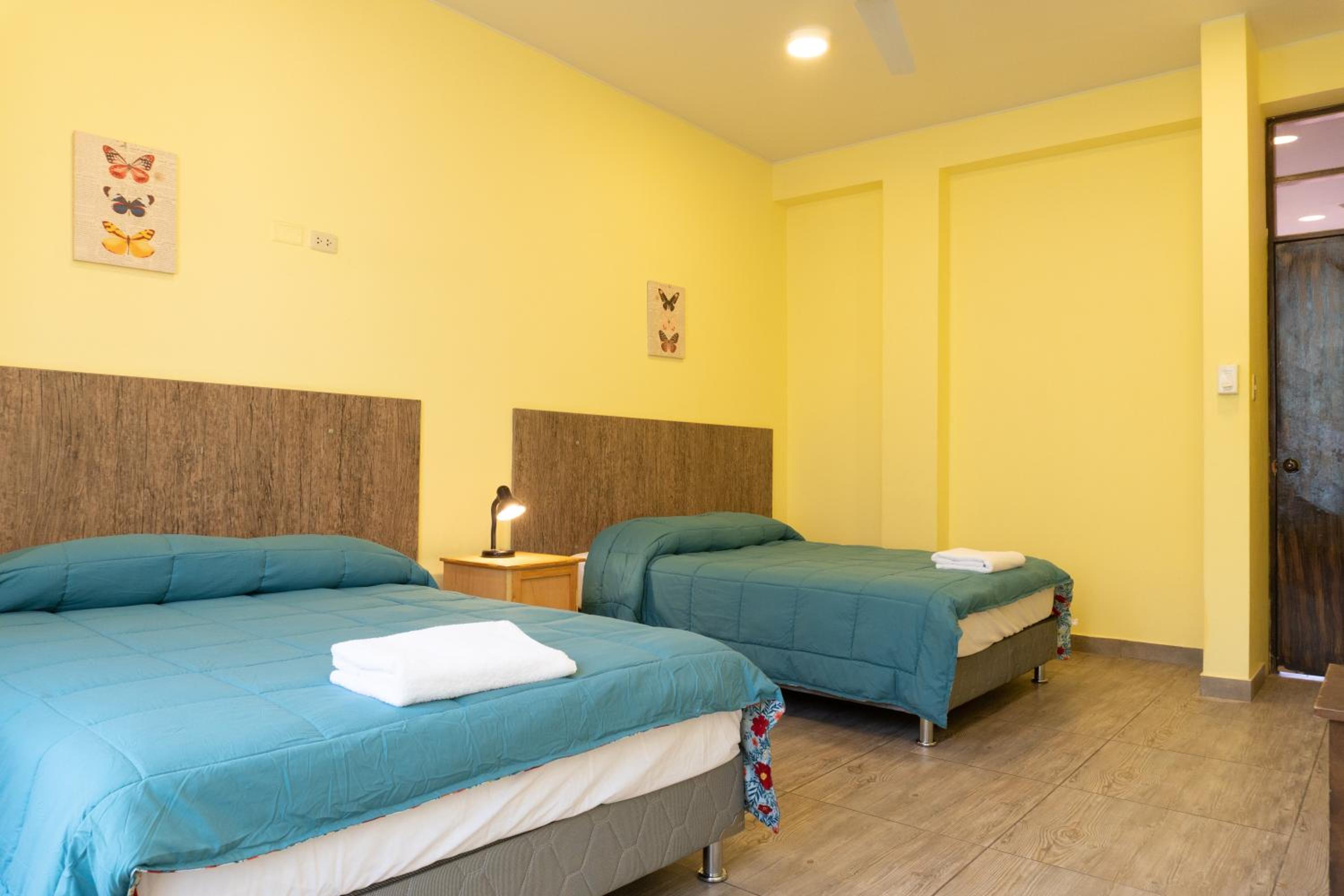 Twin Room with Two Double Beds with Shared Bathroom photo 2