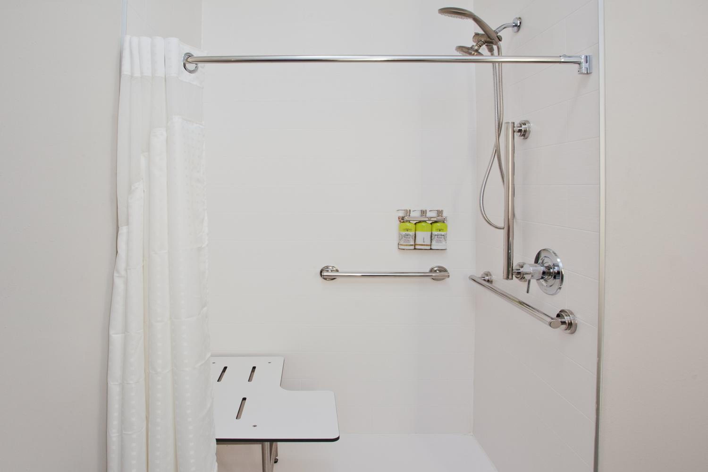 Suite with Two Queen Beds and Accessible Roll-In Shower