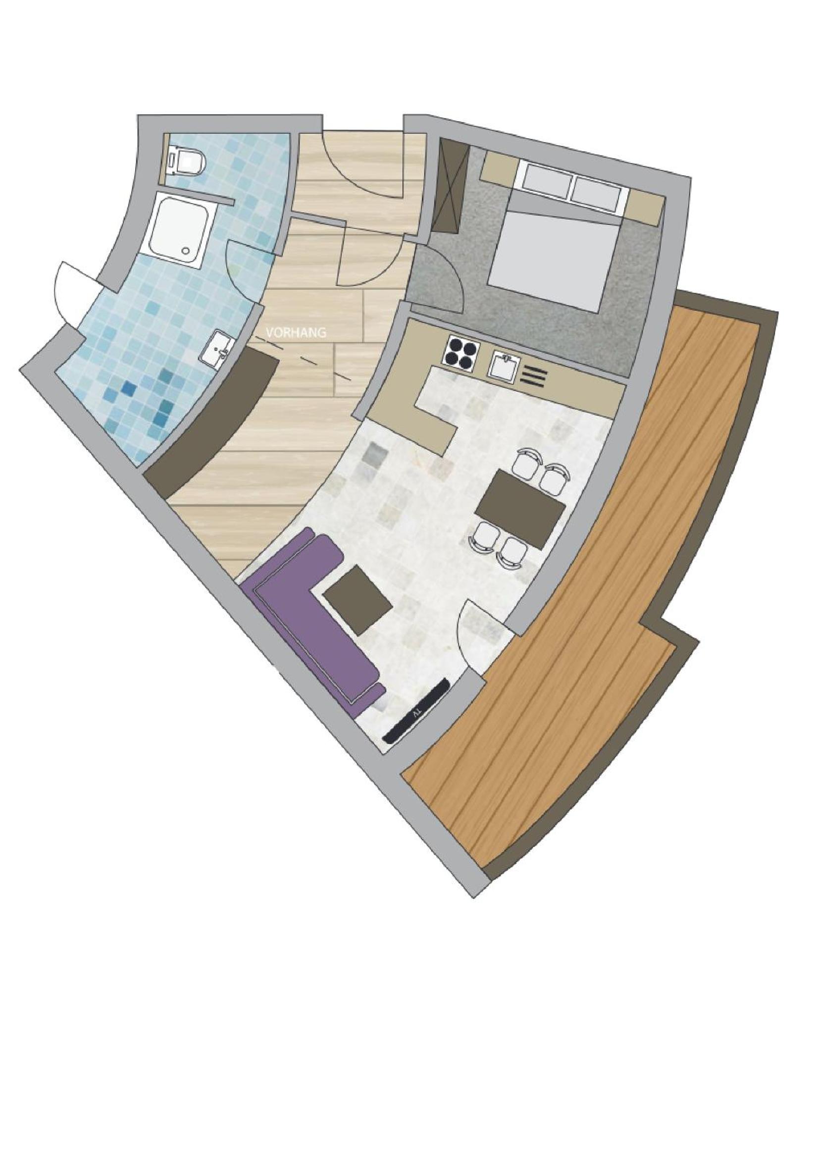 One-Bedroom Apartment photo 2