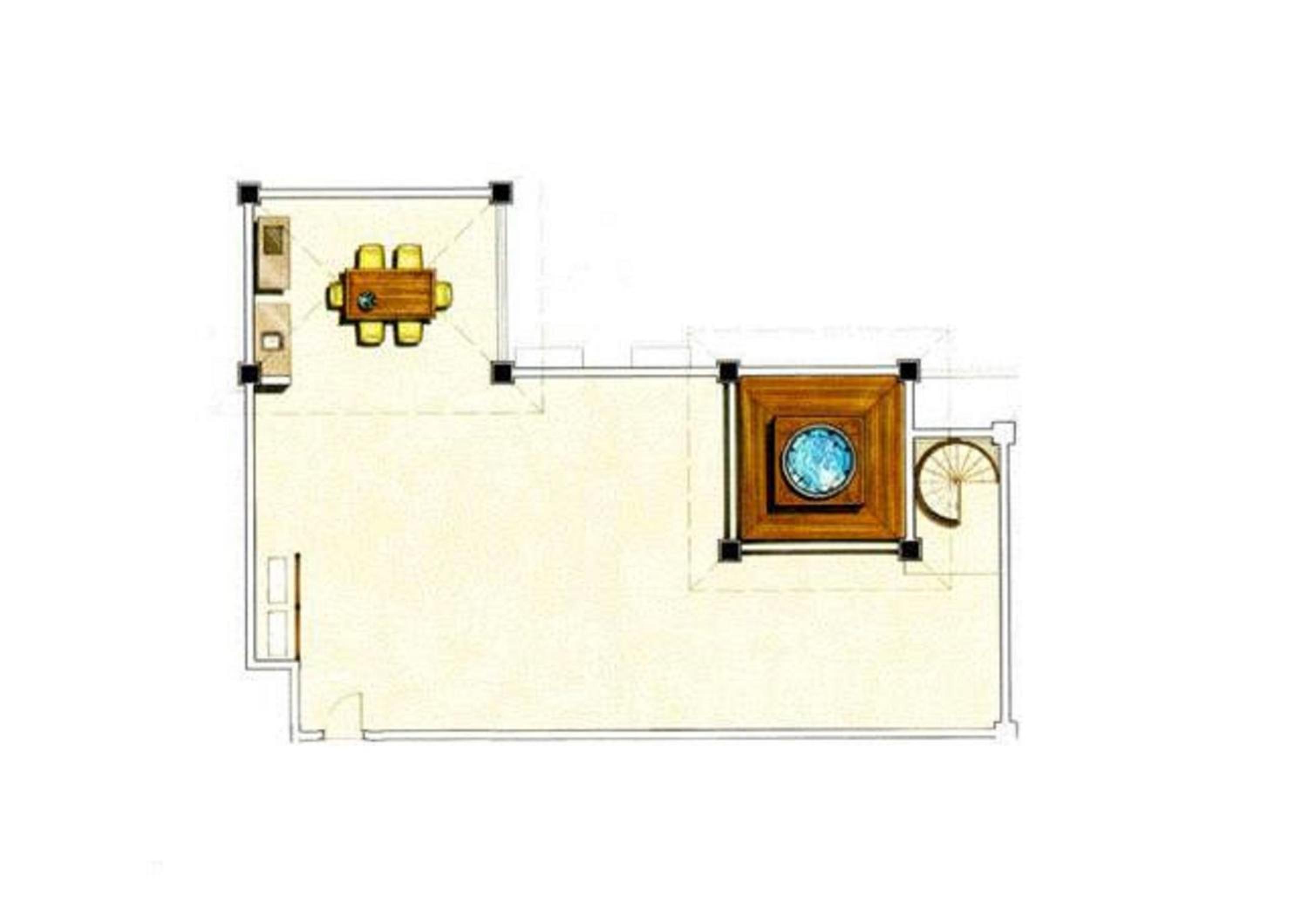 Three-Bedroom Penthouse Apartment Pool View photo 3